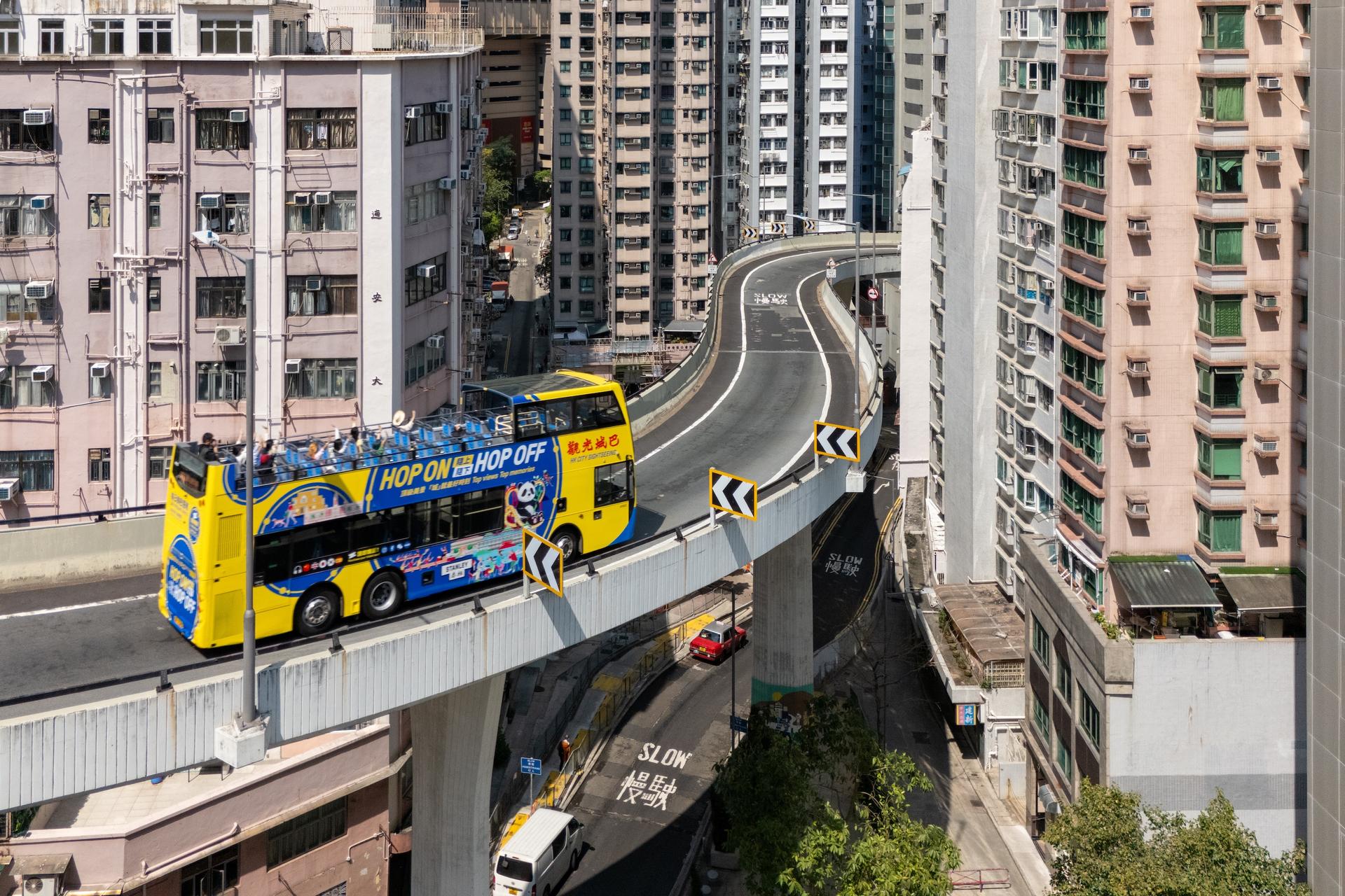 Citybus HK City Sightseeing Bus - Hop On Hop Off Open-top double-decker bus - Thumbnail 4