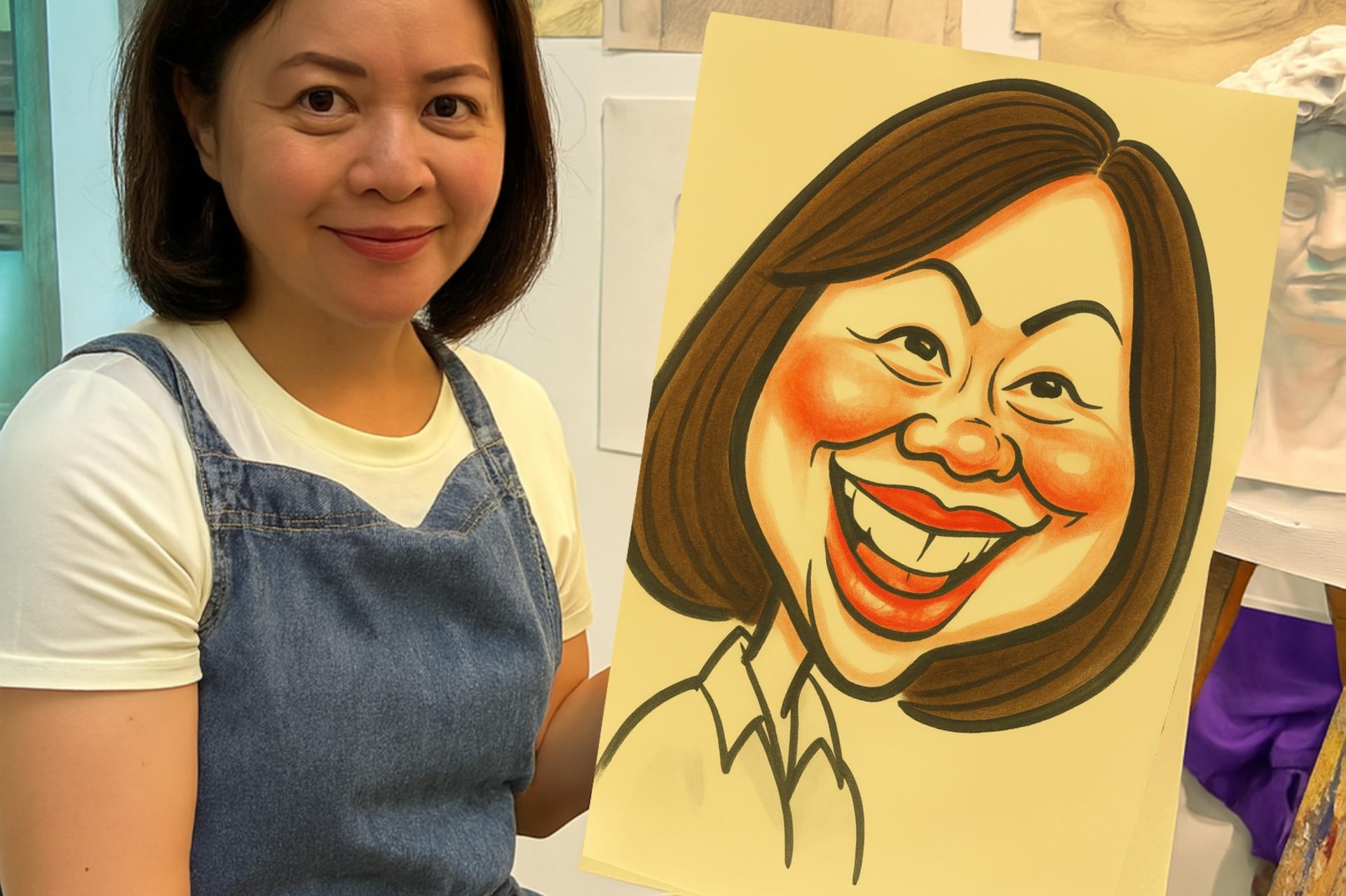 Caricature Drawing Workshop  in Singapore - Thumbnail 2