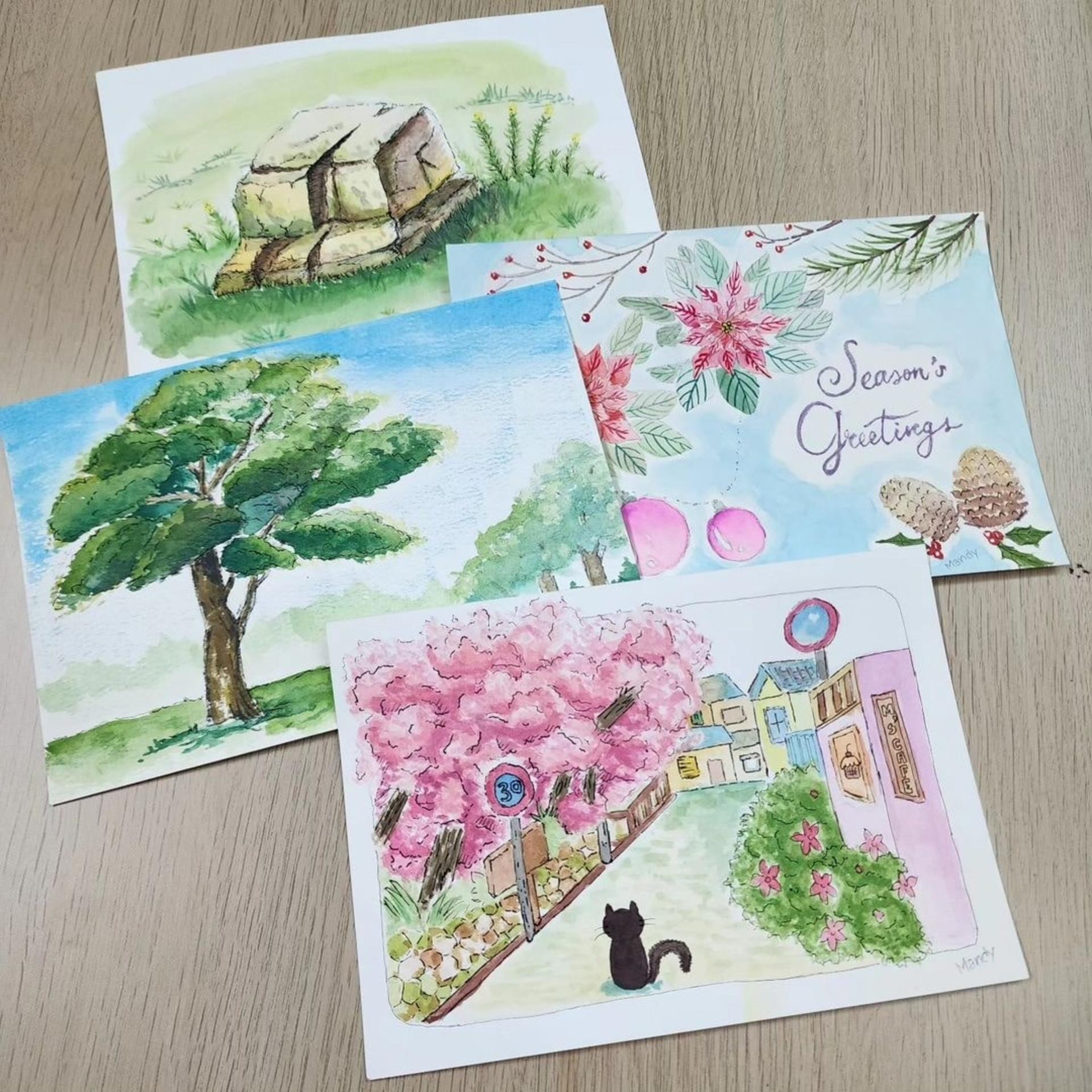 Bing Shu Lab | Watercolor Illustration Workshop - Thumbnail 4