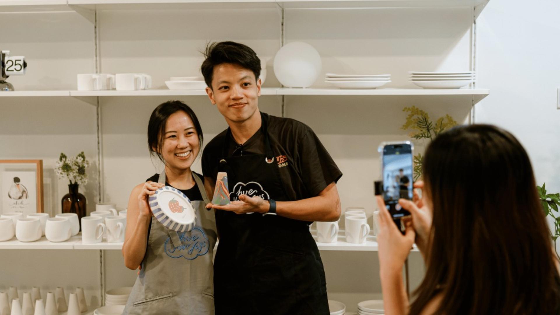 Pottery Painting Workshop in Singapore - Thumbnail 5
