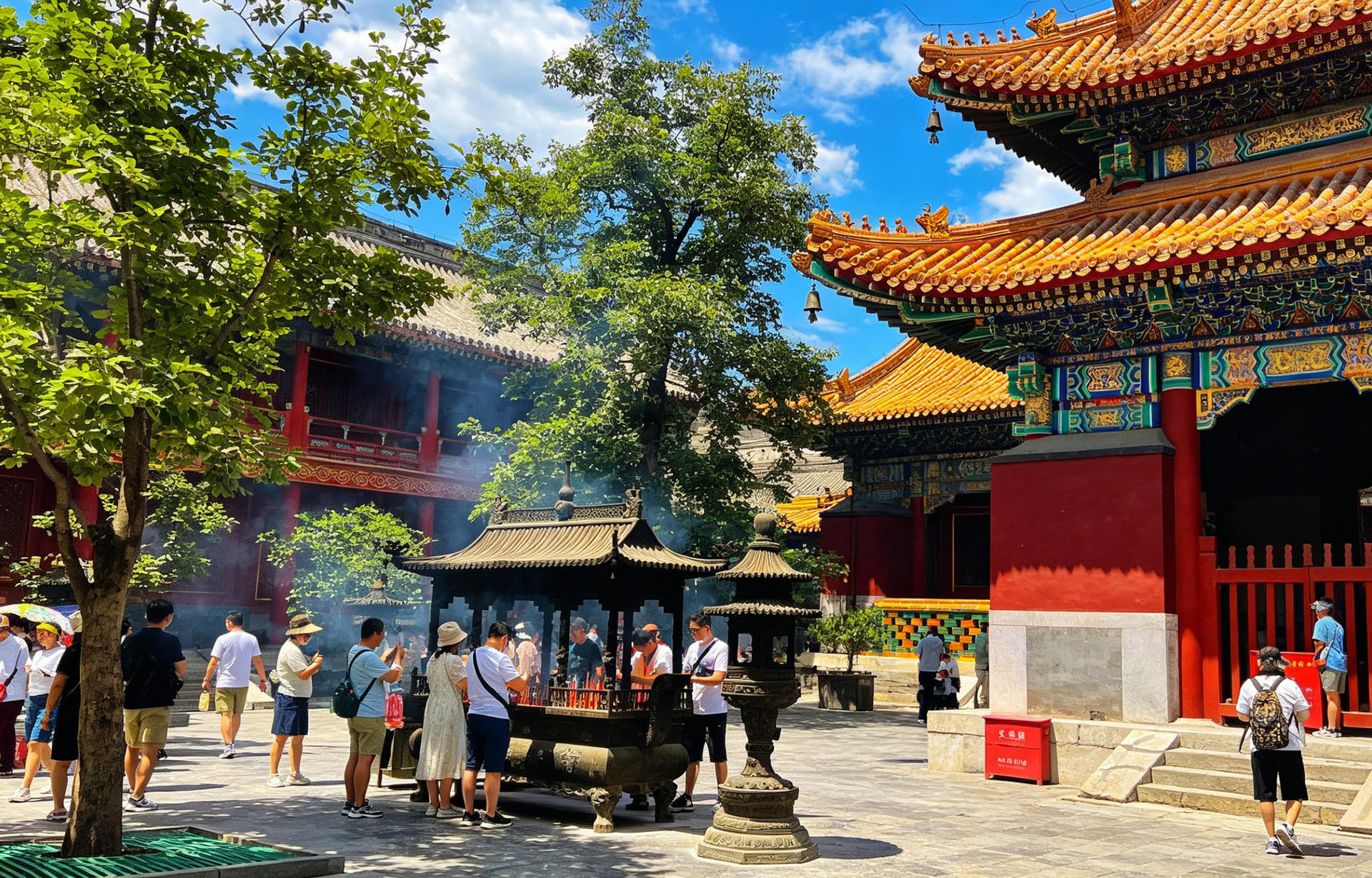 Half-Day Tour of Beijing Yonghe Temple (Receive Incense for Blessings & Spin Prayer Wheels for Fortune & Encounter Lamas Chanting Scriptures) - Image 1