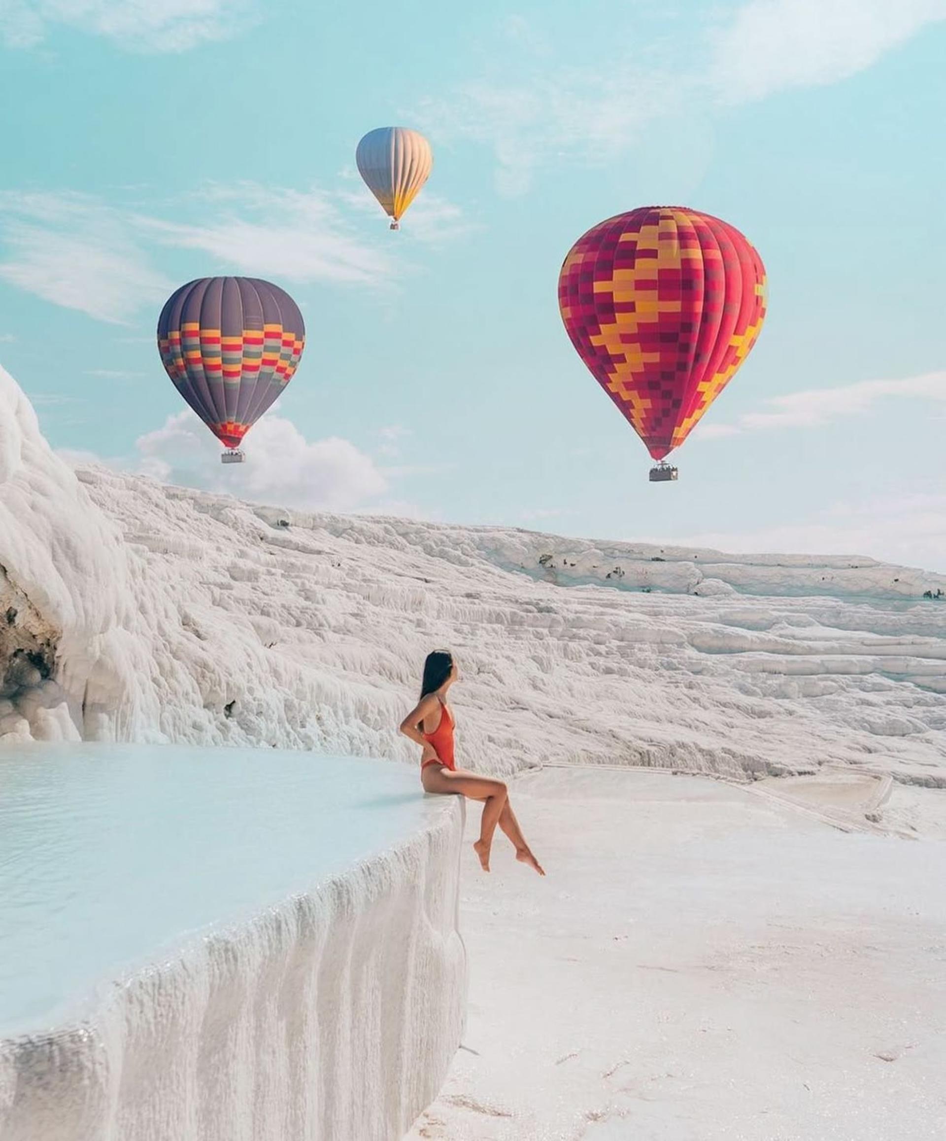 From Antalya: Pamukkale Hot Air Balloon Flight with Lunch - Thumbnail 5