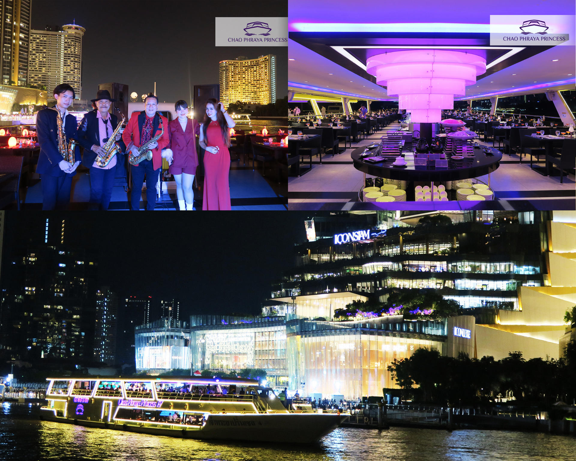 Chao Phraya Princess Dinner Cruise in Bangkok [Upper Deck Seat] - Thumbnail 6