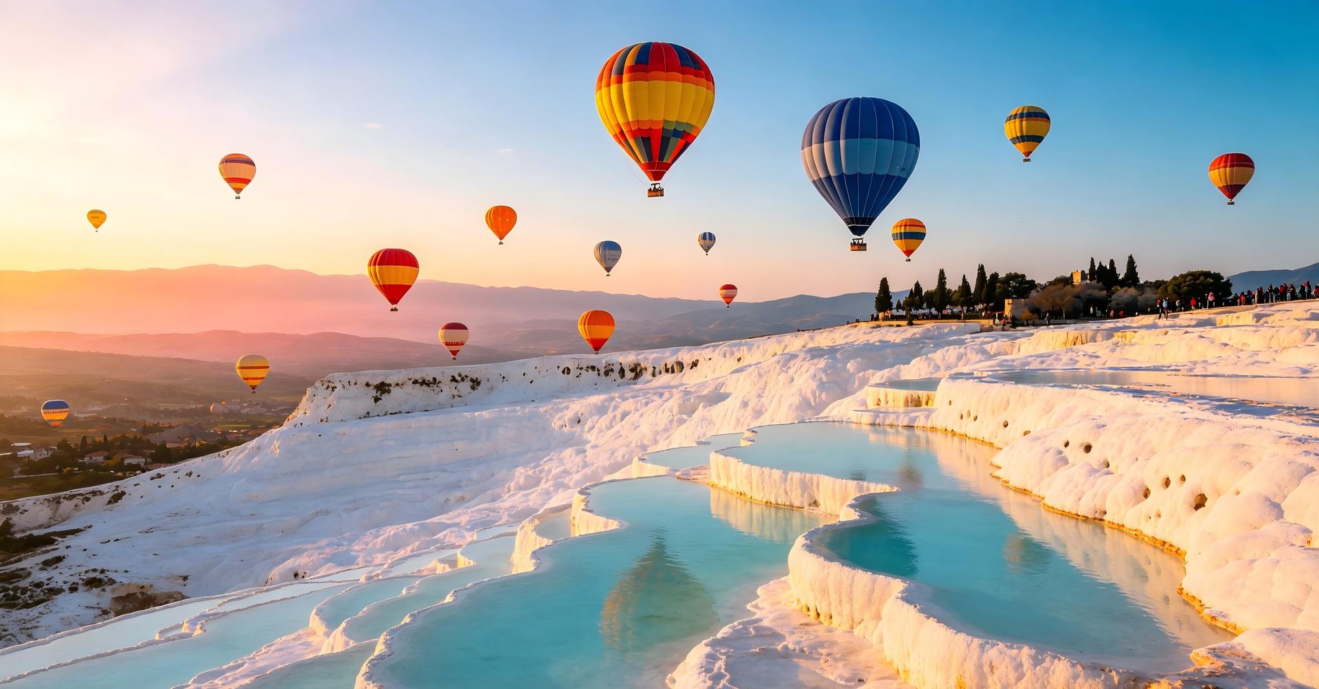 Pamukkale Hot Air Balloon Tour | Fly Over a UNESCO World Heritage Site (Includes Hotel Transfer) - Thumbnail 2