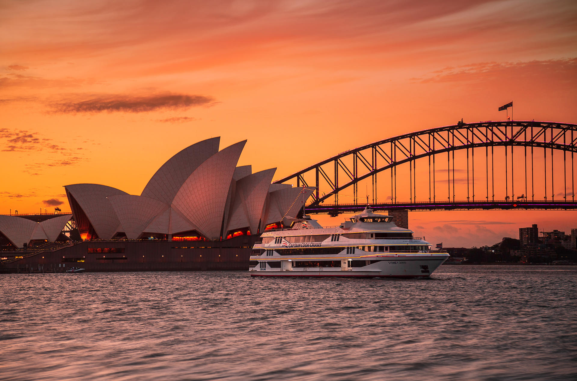 Sydney Harbour Sunset Dinner Cruise by Captain Cook - Image 1