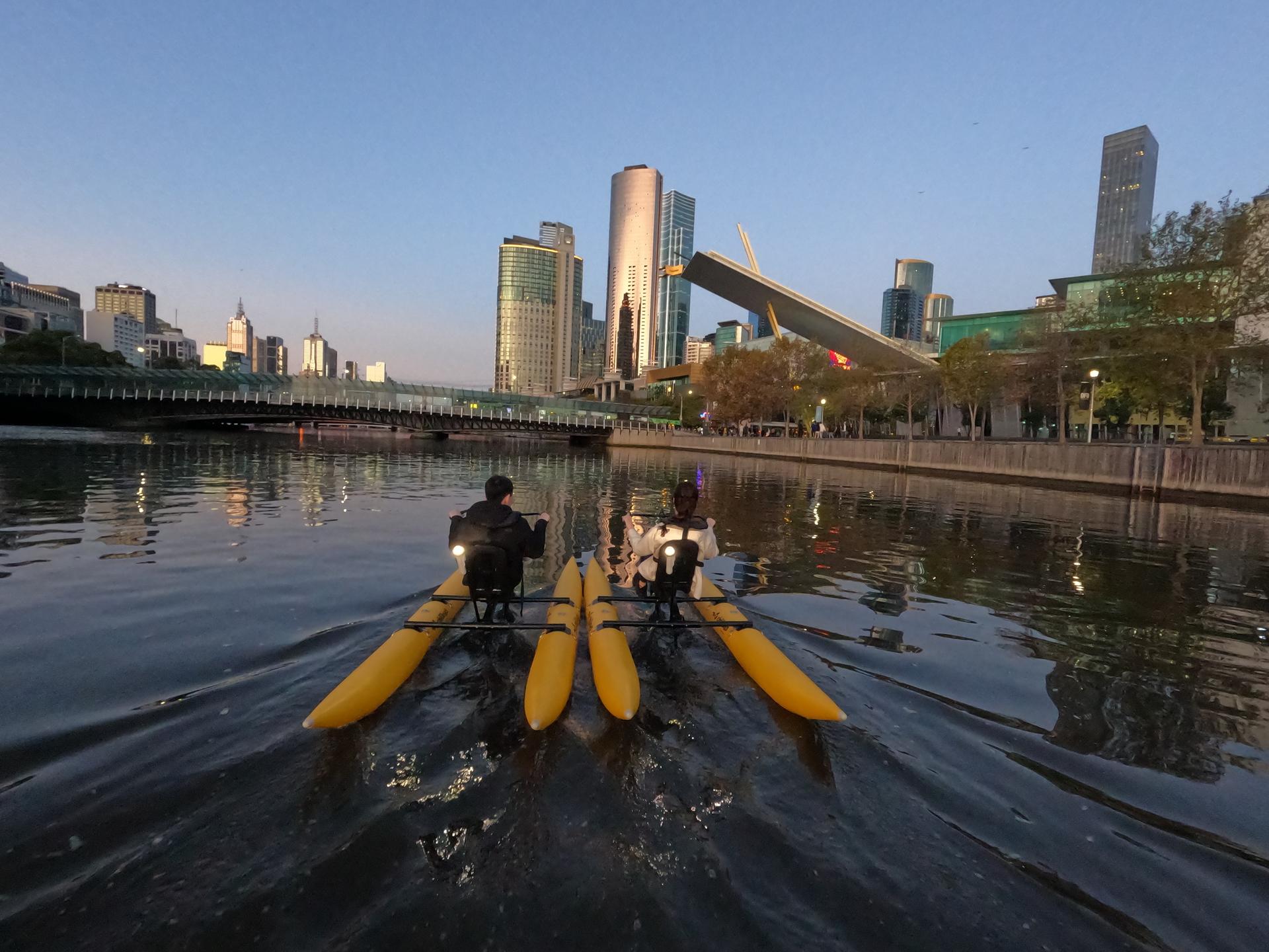 Yarra River Twilight Waterbike Tour - Image 1