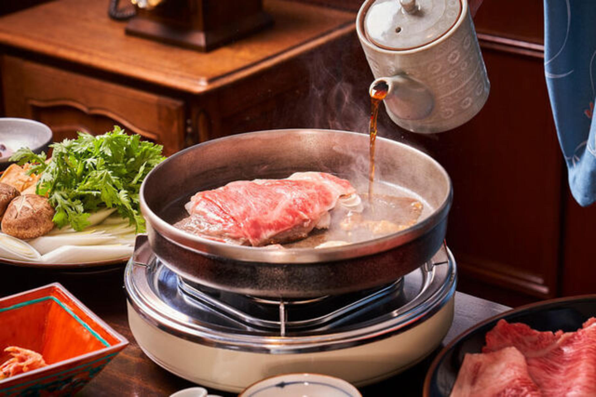 Sukiyaki Chinya Asakusa - Sukiyaki in Tokyo, Asakusa - Thumbnail 7