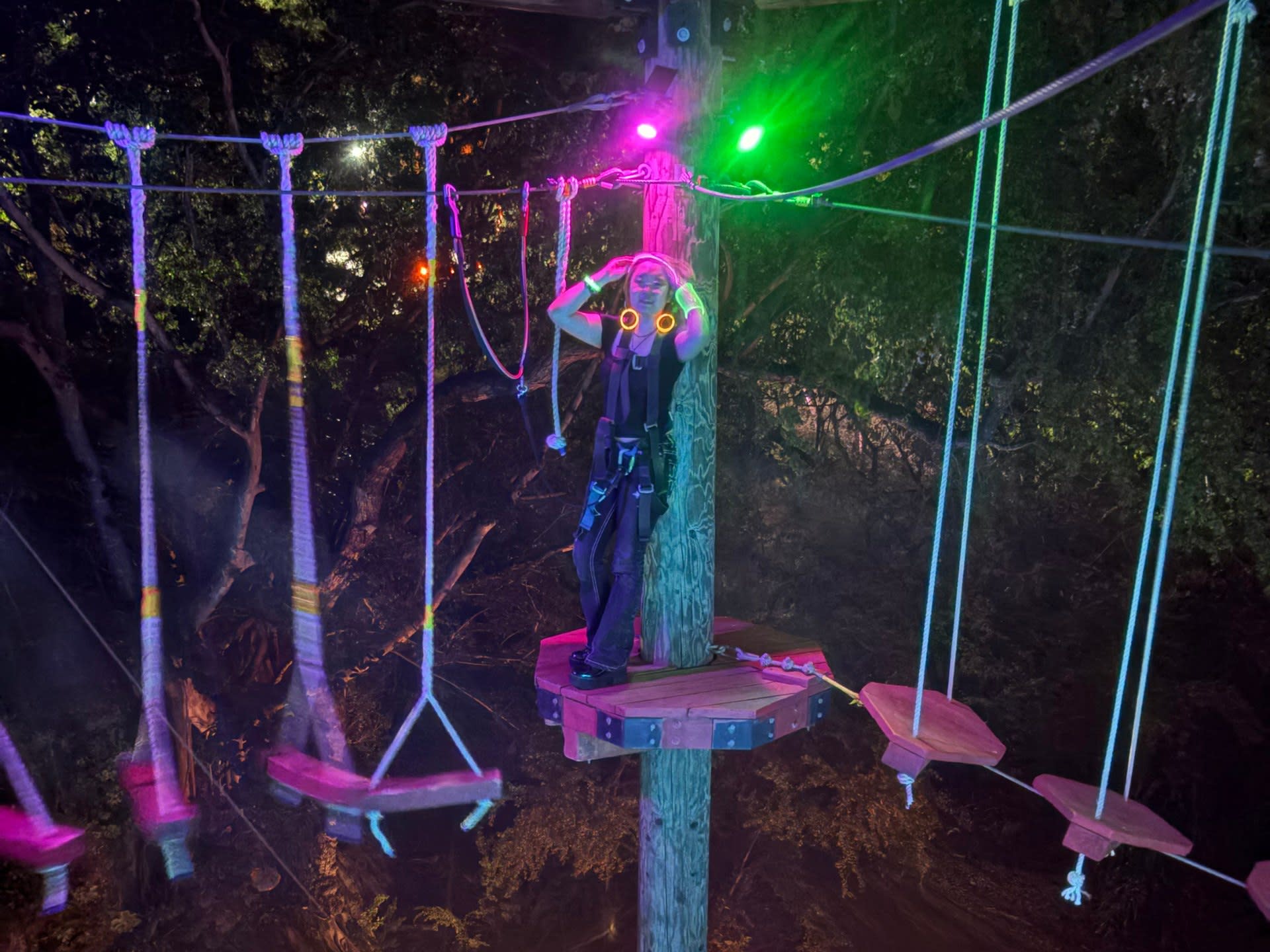 Night Ninja Course Experience with Campfire in Oahu - Thumbnail 13