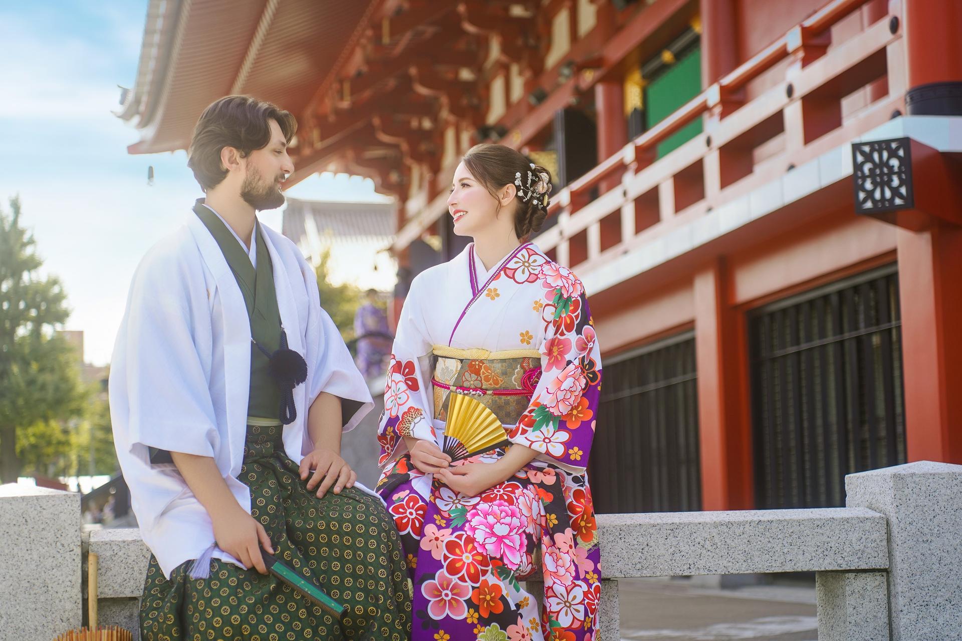 Tokyo Asakusa Kimono Commemorative Photo Shoot (Provided by HANAYAKA) - Thumbnail 2