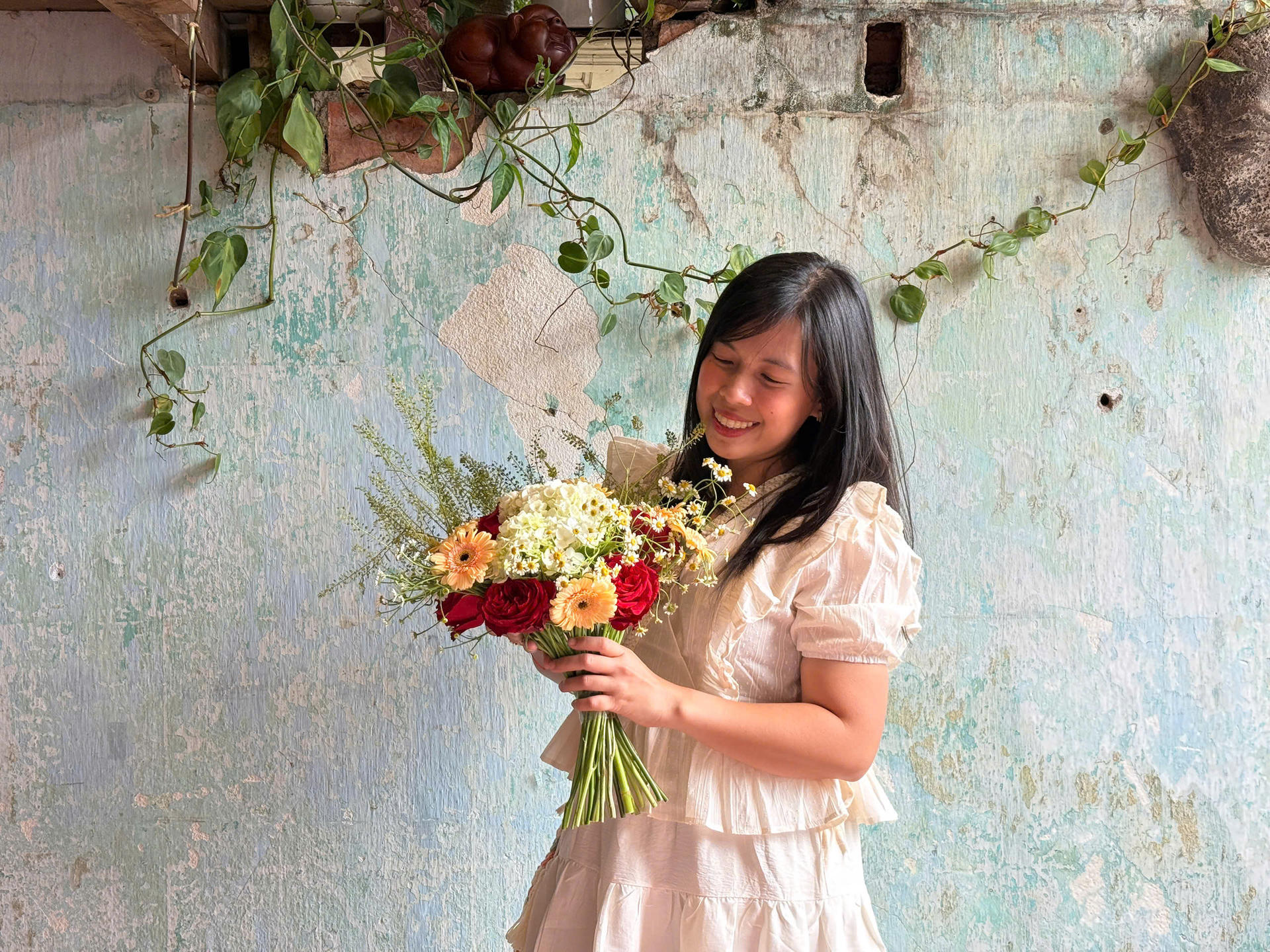 Ho Chi Minh City: Vietnamese Flower Arrangement Workshop - Thumbnail 2