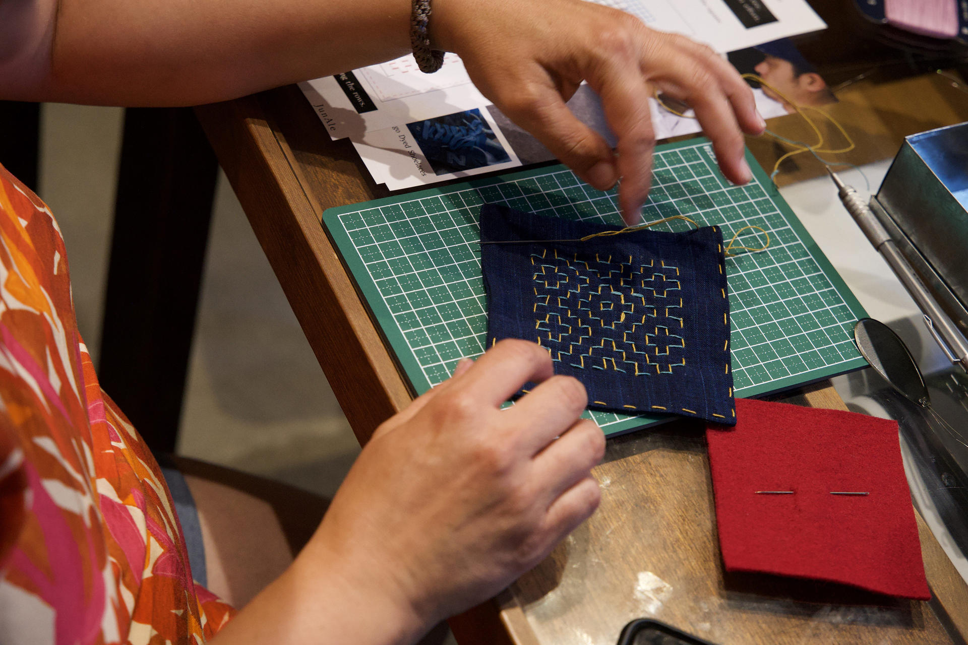 Japanese Stitching Sashiko Workshop Experience in Osaka - Thumbnail 28