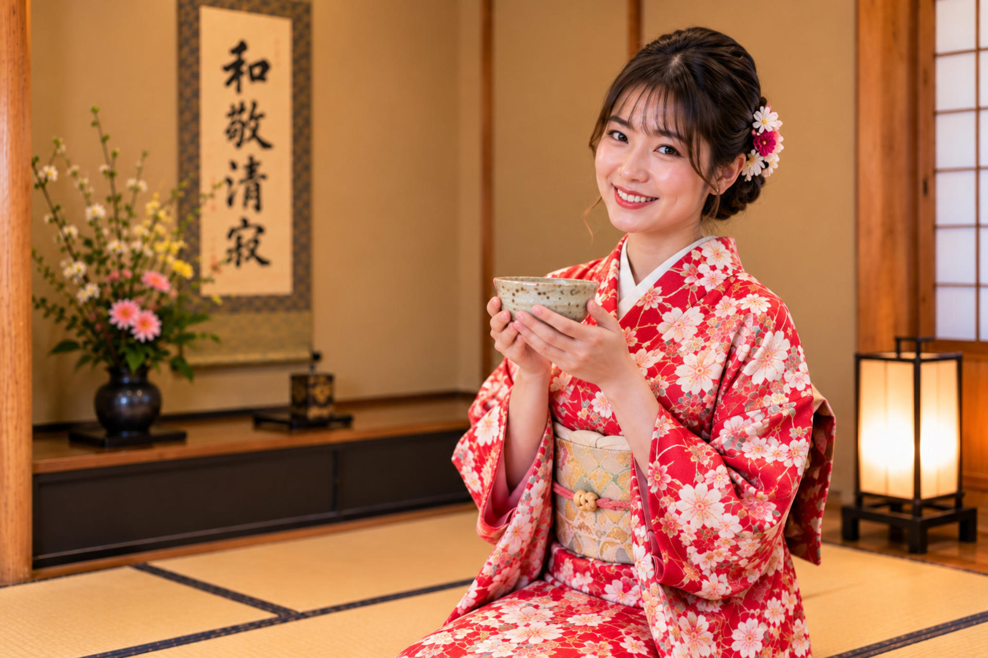 Kyoto Traditional Kimono & Matcha Tea Ceremony - Thumbnail 9