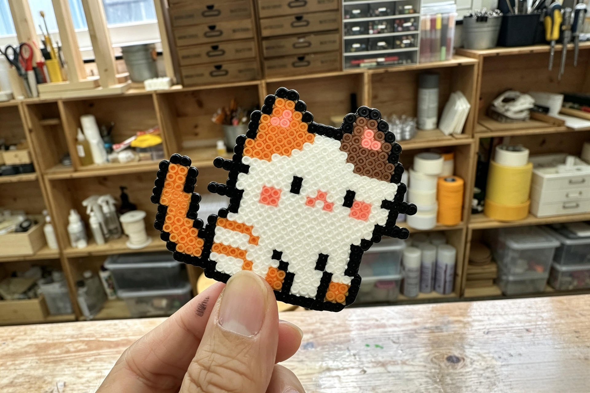Perler bead keychain workshop - Image 1