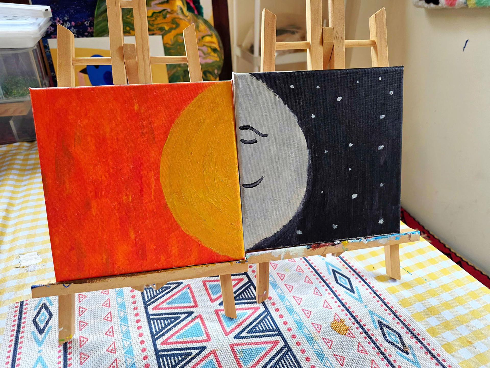 Central IRREGULart Art Improvisational Painting - Thumbnail 3