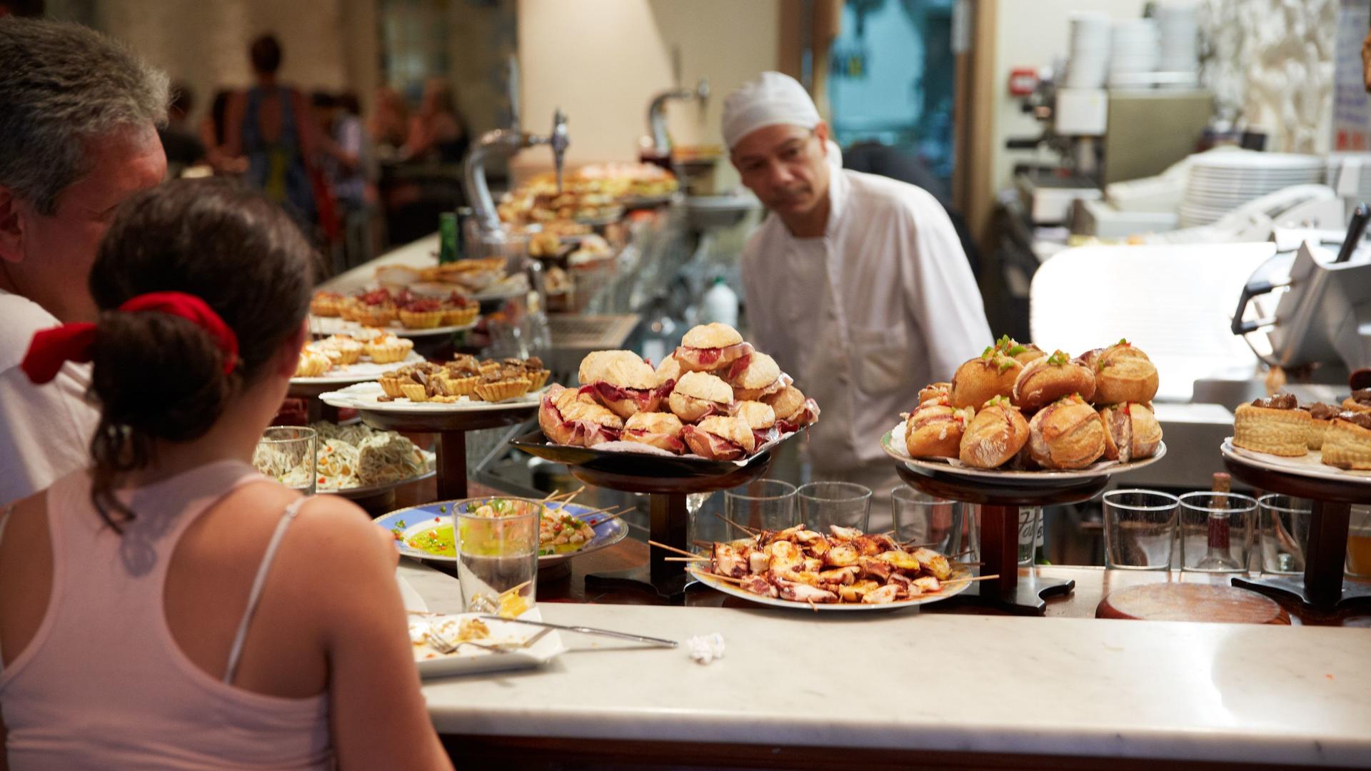 Pintxo tasting with Spanish wines food tasting tour in San Sebastian - Thumbnail 6
