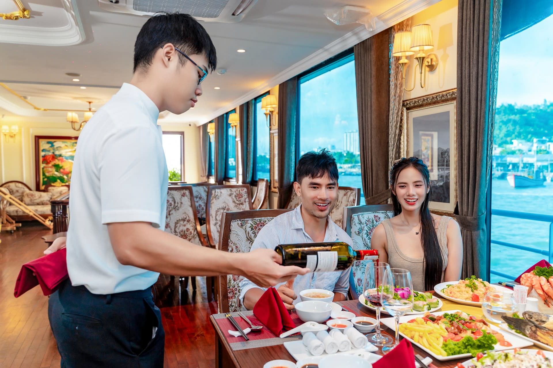 Sunset Cocktail and Dinner Luxury Emperor Cruise in Nha Trang - Thumbnail 18