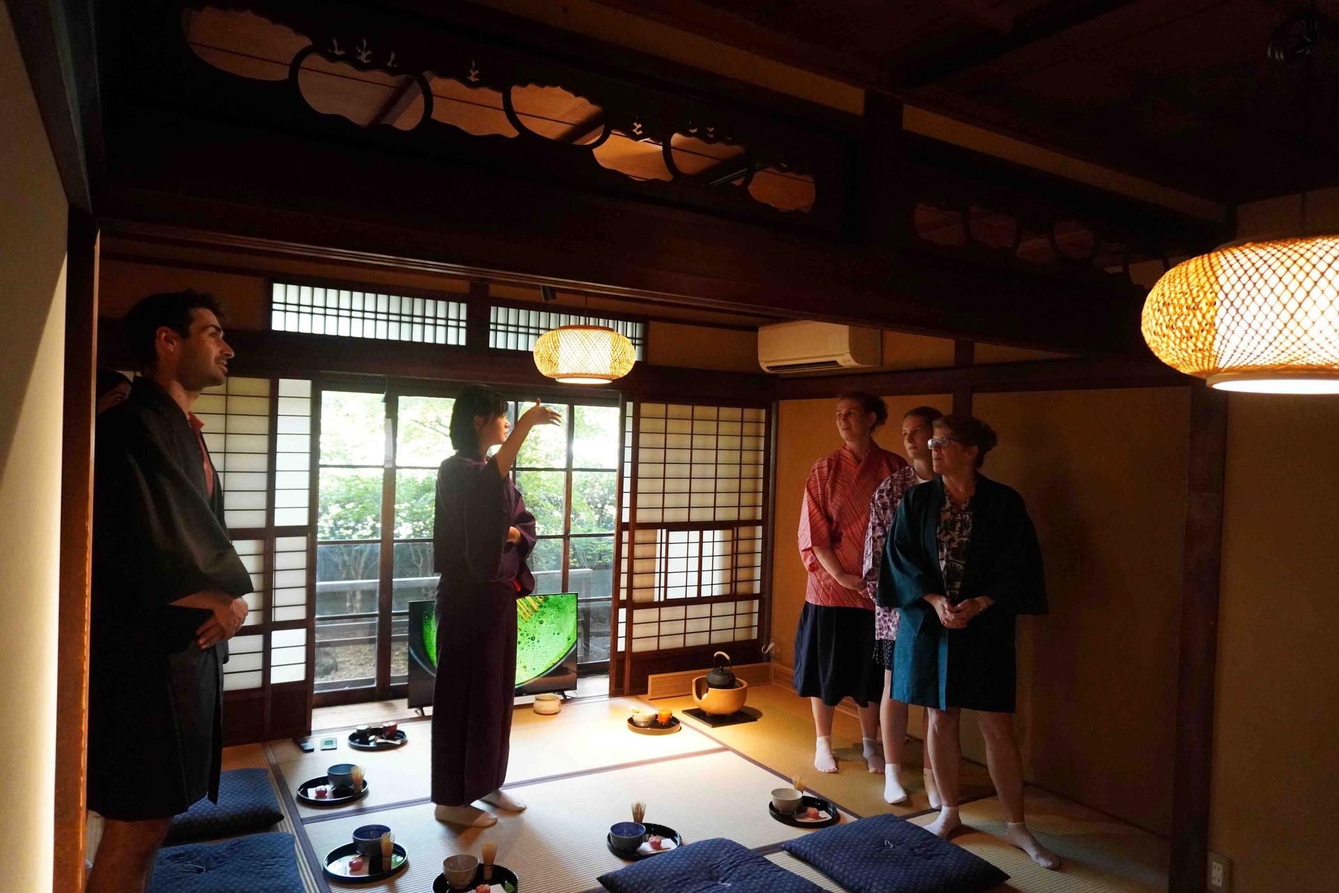 Authentic Tea Ceremony, Calligraphy in Kyoto with River View - Thumbnail 12
