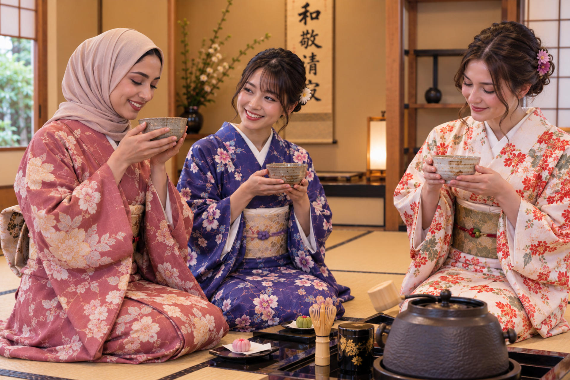 Kyoto Traditional Kimono & Matcha Tea Ceremony - Thumbnail 7
