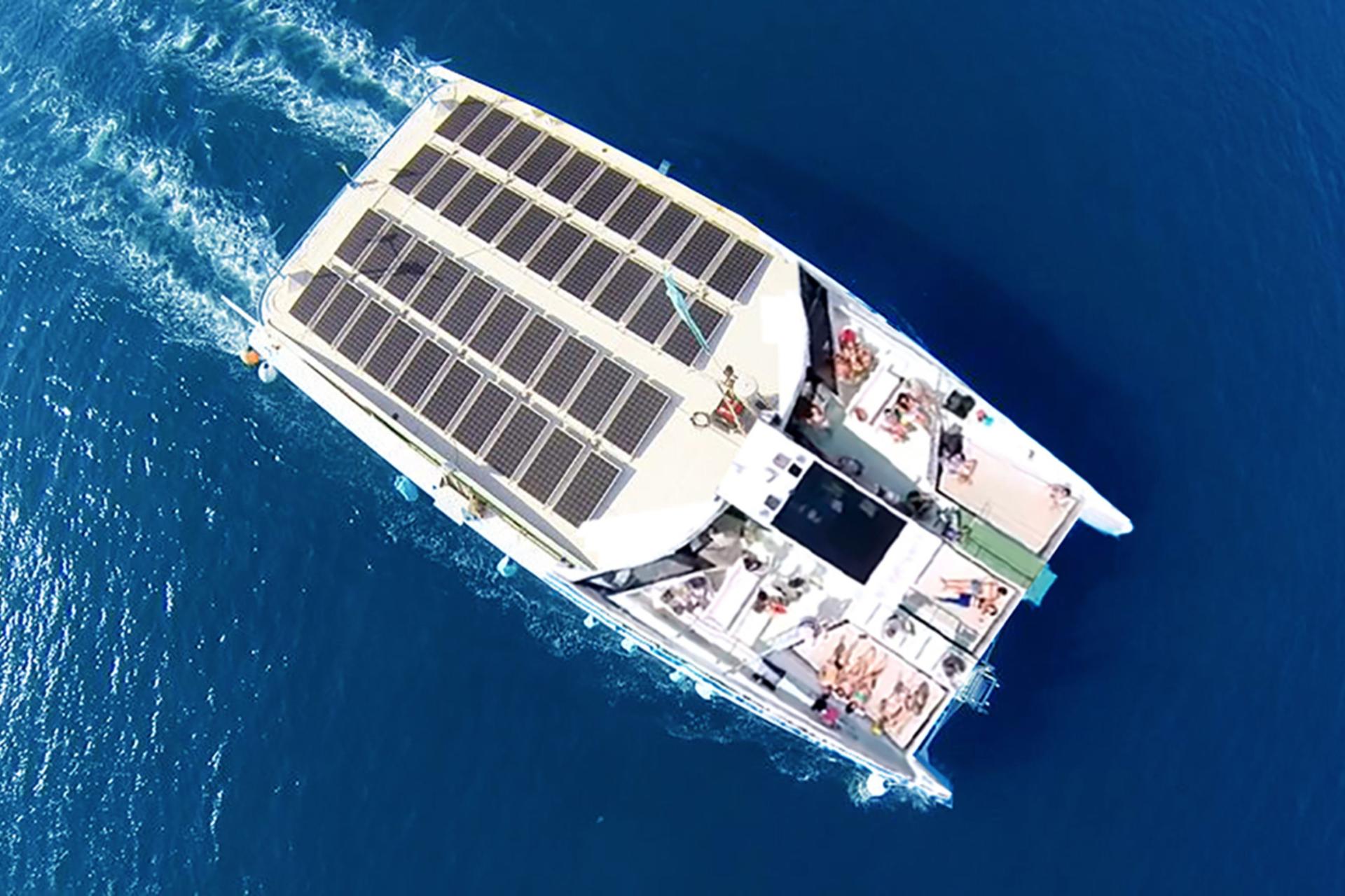Eco catamaran cruise experience in Barcelona - Thumbnail 3