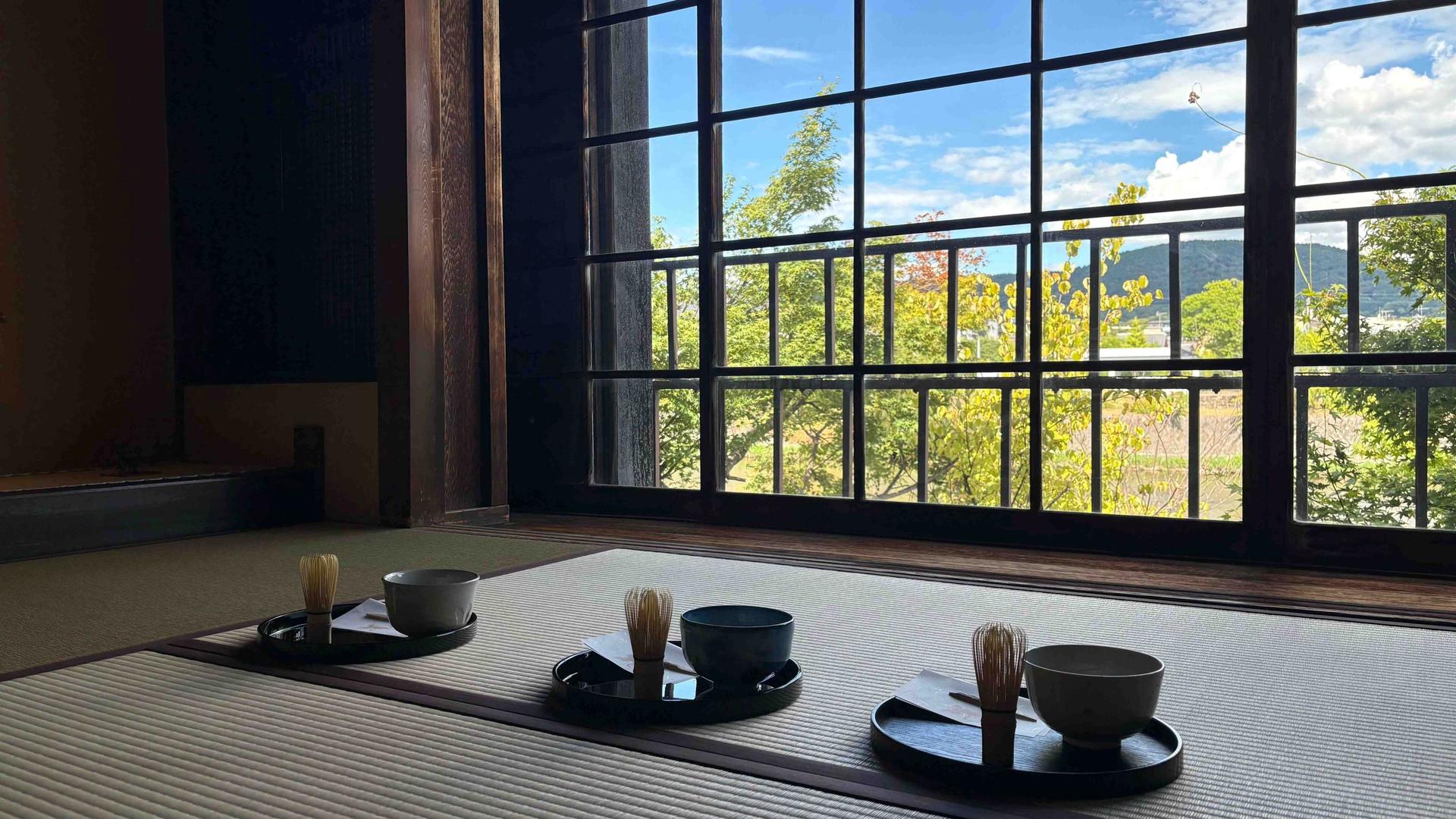 Authentic Tea Ceremony, Calligraphy in Kyoto with River View - Thumbnail 14