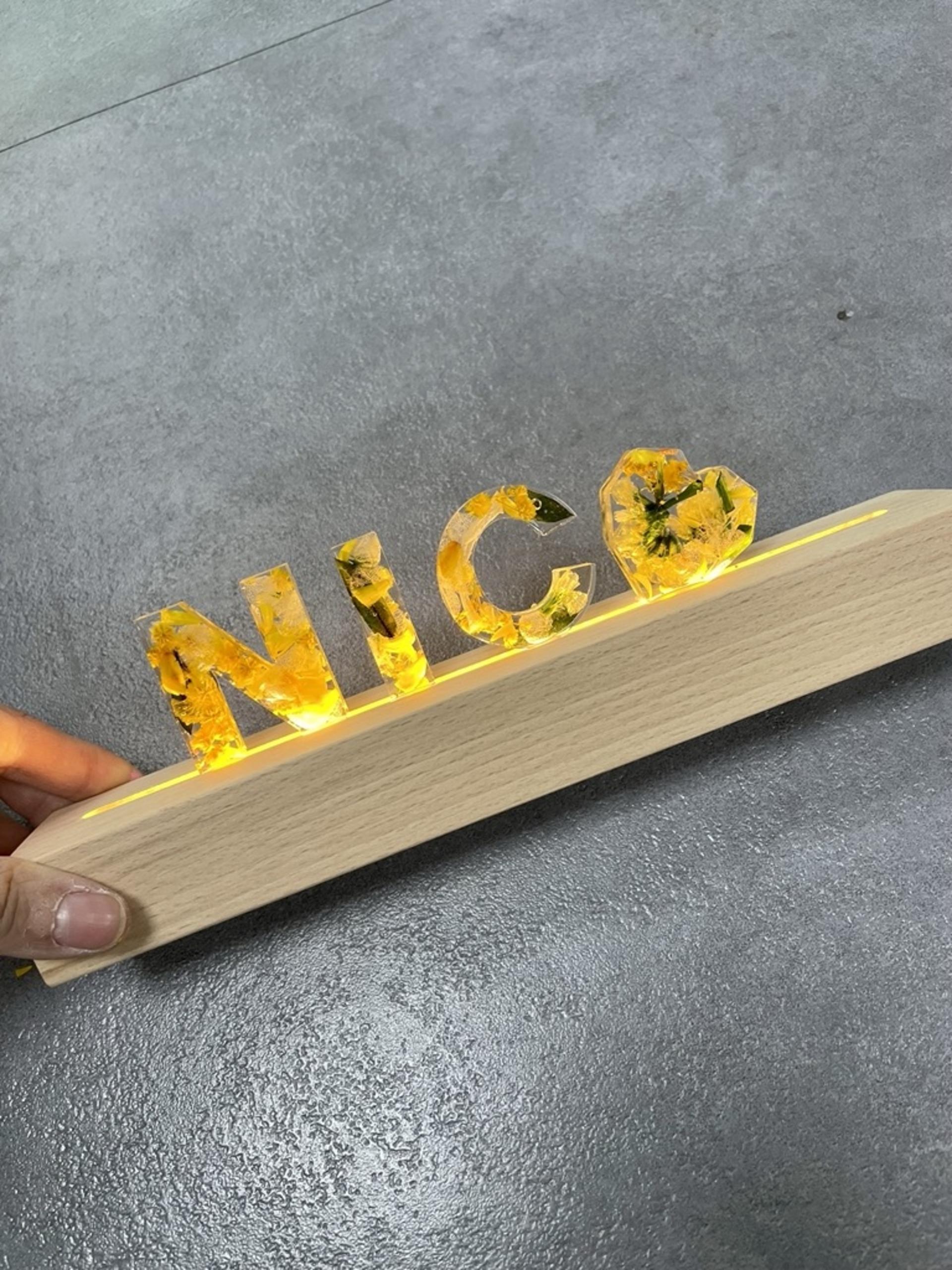 URBANPEACE - Preserved Flower Letter Light | Preserved Flower Letter Keychain | Kwun Tong - Thumbnail 8