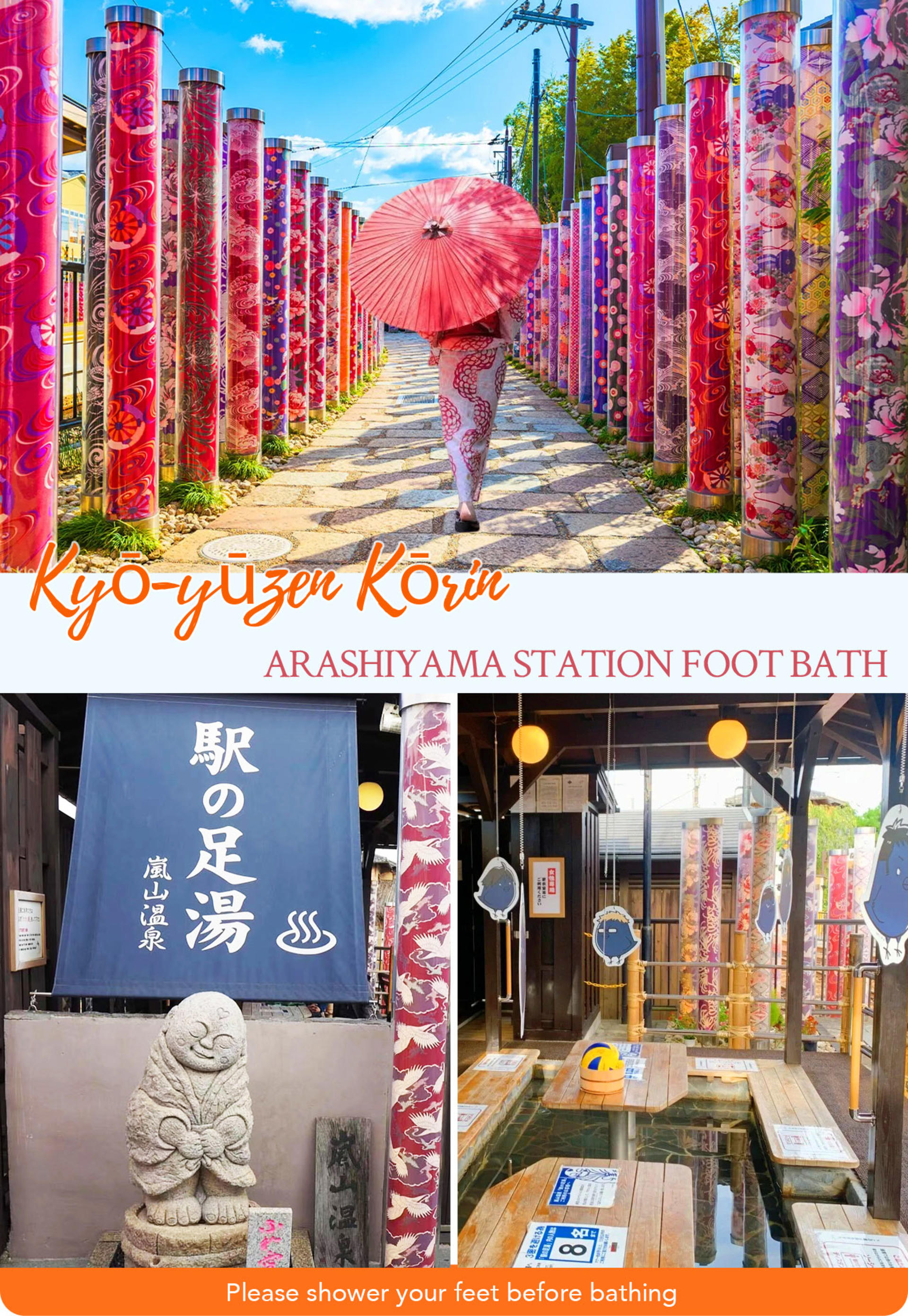 Kyoto, Arashiyama, Nara: Sagano Scenic Railway, Bamboo Forest Path, Yuzen Forest of Light, Nara Park, Fushimi Inari Shrine, Chiikawa Store Visit Day Trip | Departure from Osaka - Thumbnail 17
