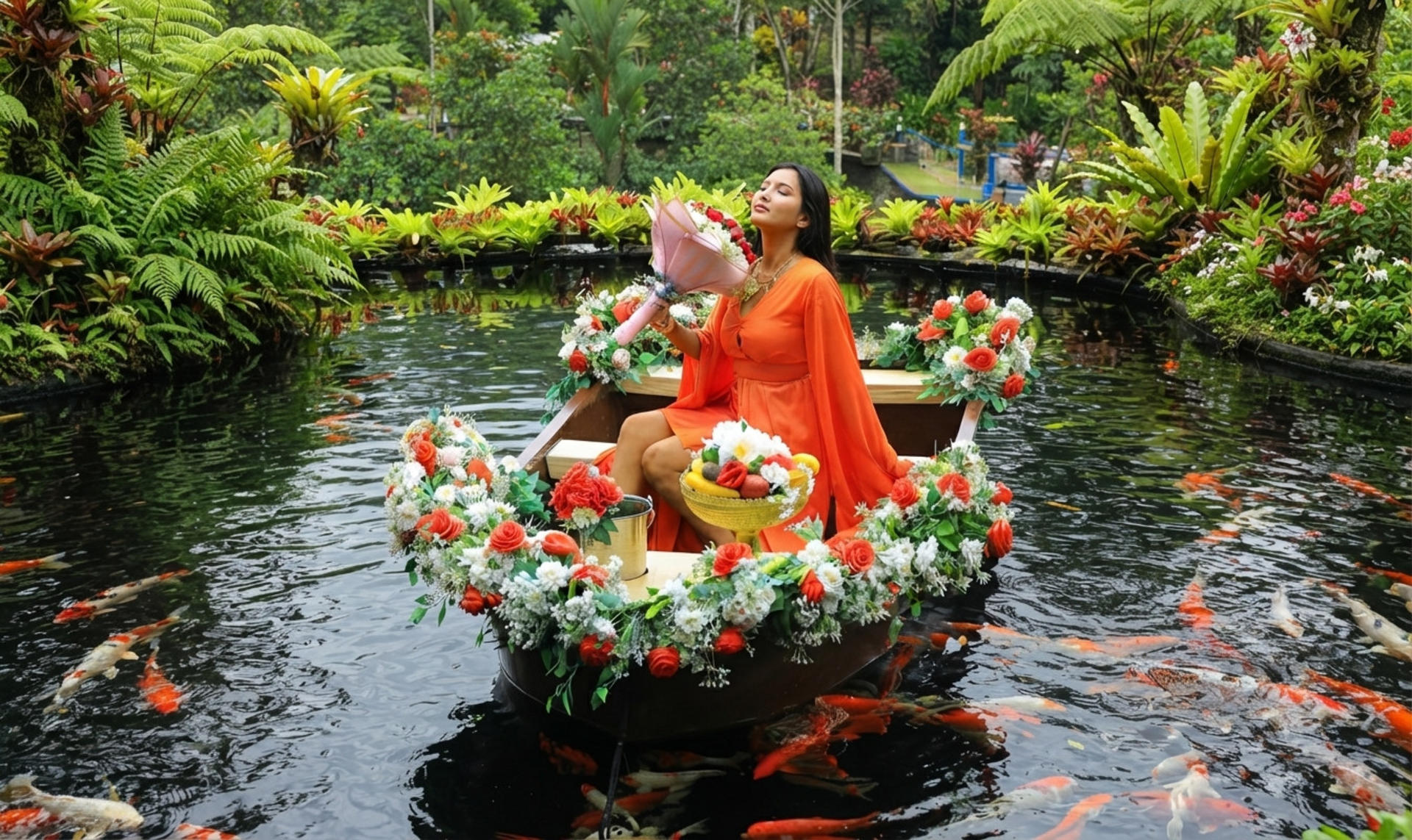 Koi Pond Bali Photoshoot & Ubud Instagramable Tour - Image 1
