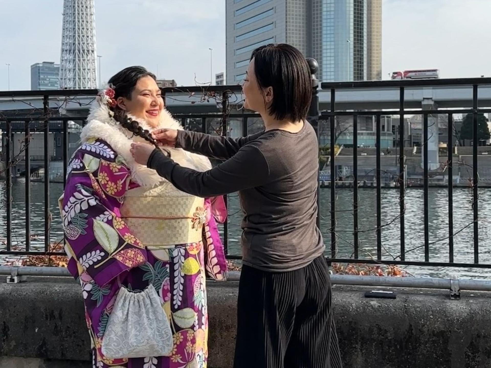 Plus Size Kimono Rental and photo shoot in Tokyo  - Image 1