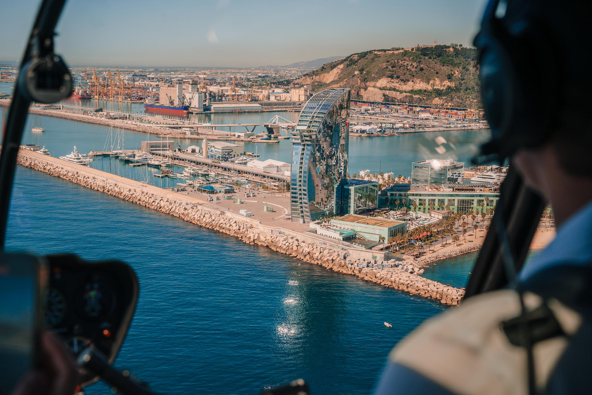 Barcelona: Private Old Town Walking, Helicopter and Boat Ride - Thumbnail 3