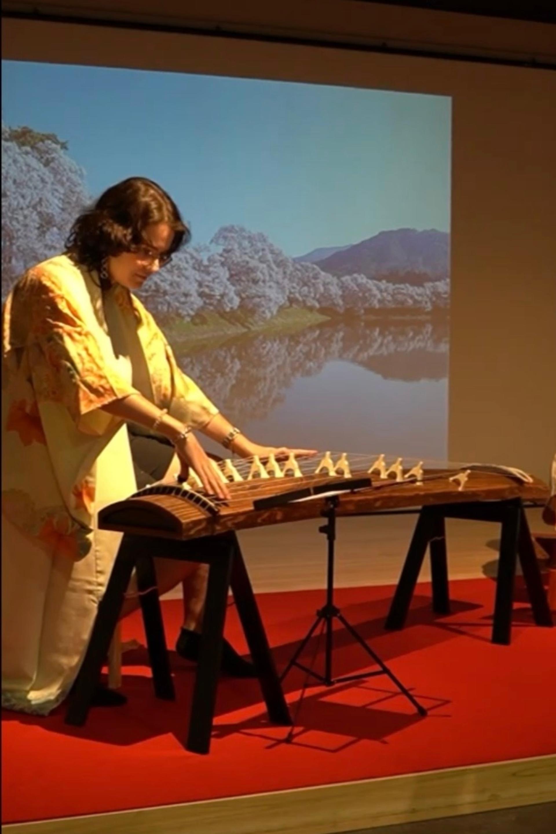 Experience the koto, a traditional Japanese instrument, in Kyoto. - Thumbnail 4