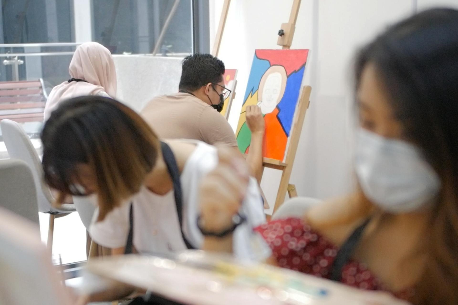 Glow in the Dark, Canvas or Tote Bag Art Jamming - Thumbnail 3