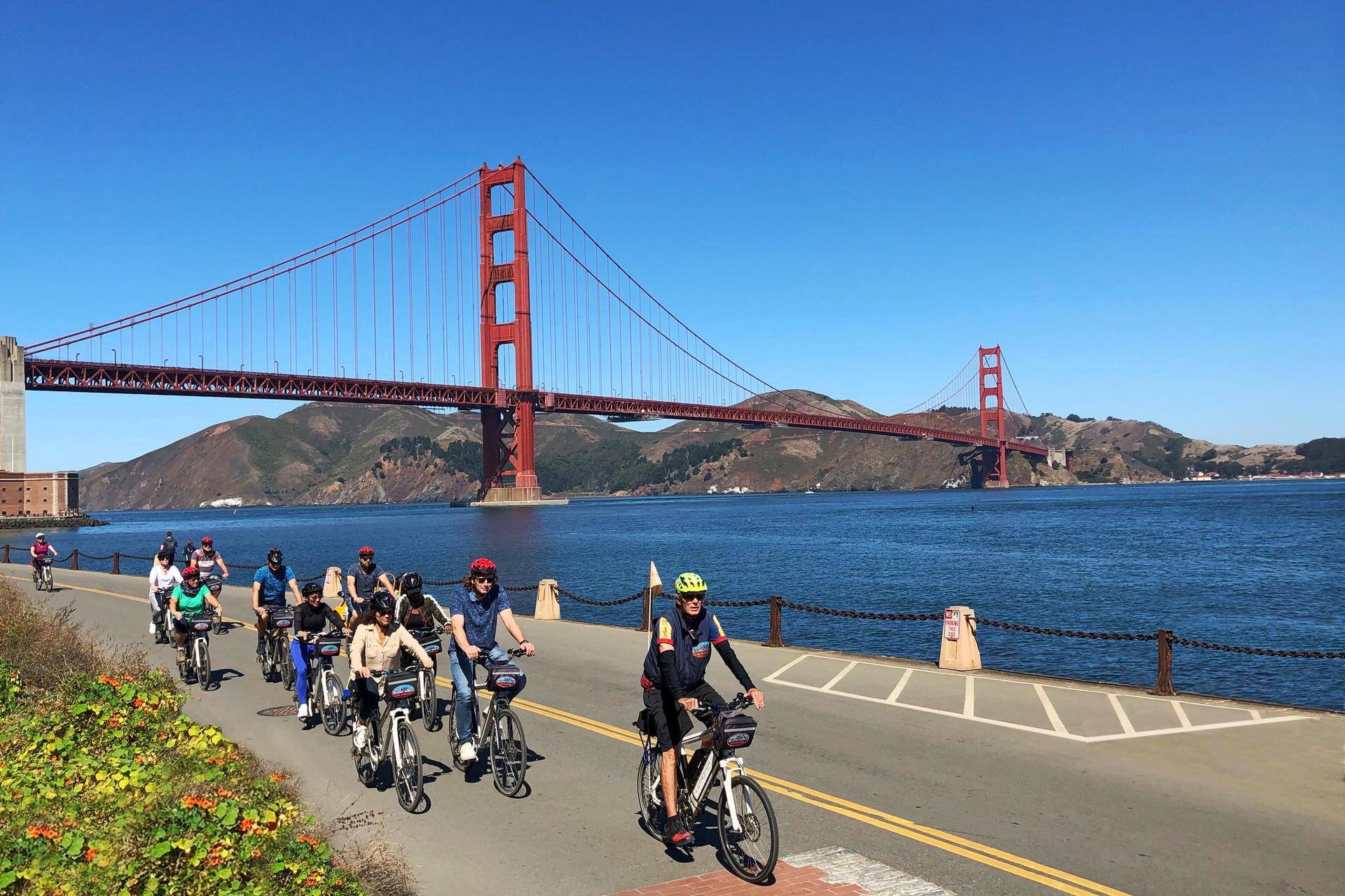 Golden Gate Bridge Bike Tour with Muir Woods & Sausalito - Image 1