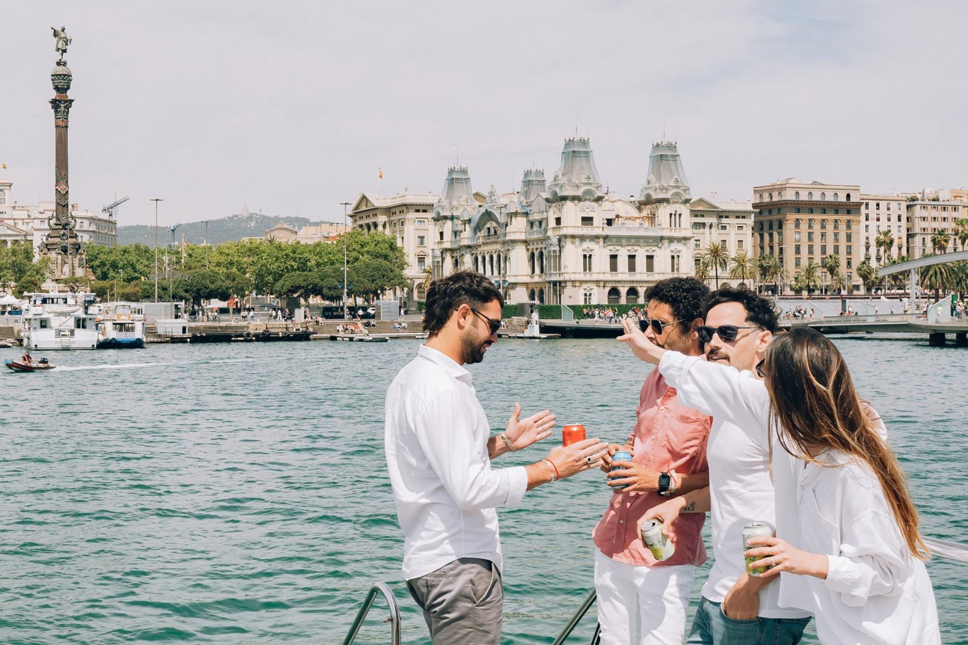 Eco catamaran cruise experience in Barcelona - Thumbnail 4