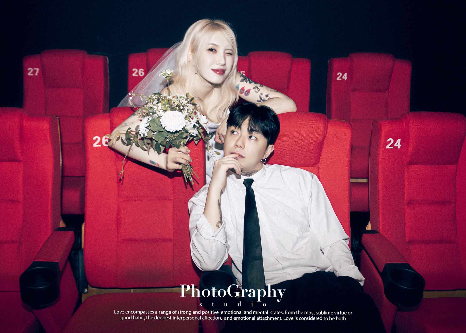 Hongdae Cinema Concept Selfstudio Experience in Seoul : Free Costume - Thumbnail 5