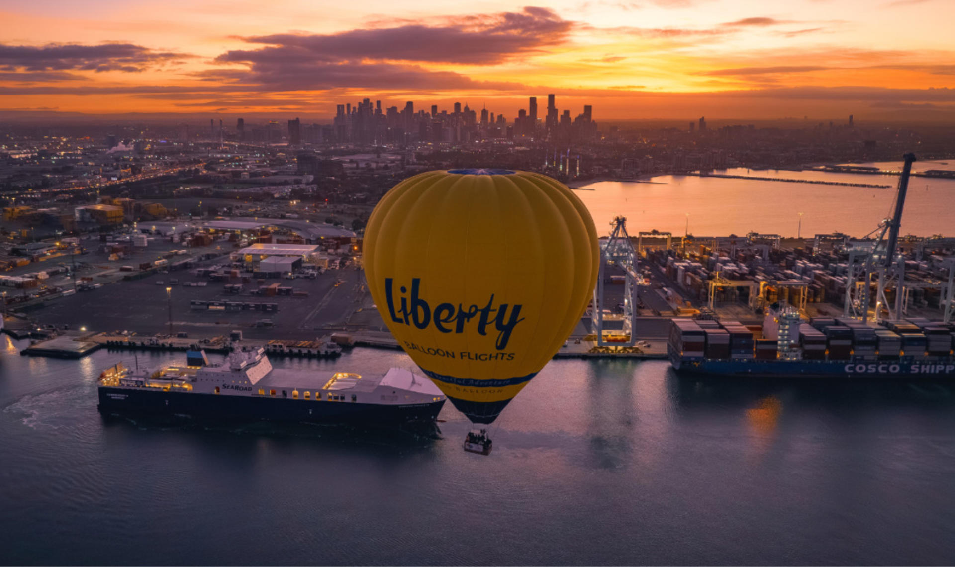 Melbourne Hot Air Balloon Flight at Sunrise - Image 1