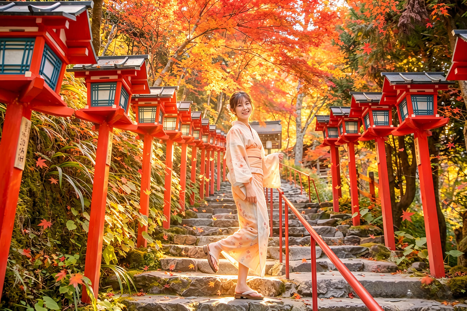 Kyoto Small Group Day Tour: Kifune Shrine & Nanzen-ji Temple / Eikan-dō Zenrin-ji & Sanzen-in & Eizan Electric Railway Experience (Departing from Osaka/Kyoto, Driver-Guide Service) - Image 1
