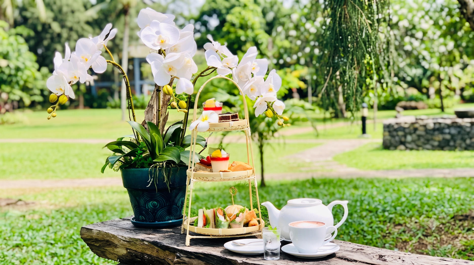 Elegant Afternoon Tea by Da Nang Beach – Sandy Beach Resort - Image 1