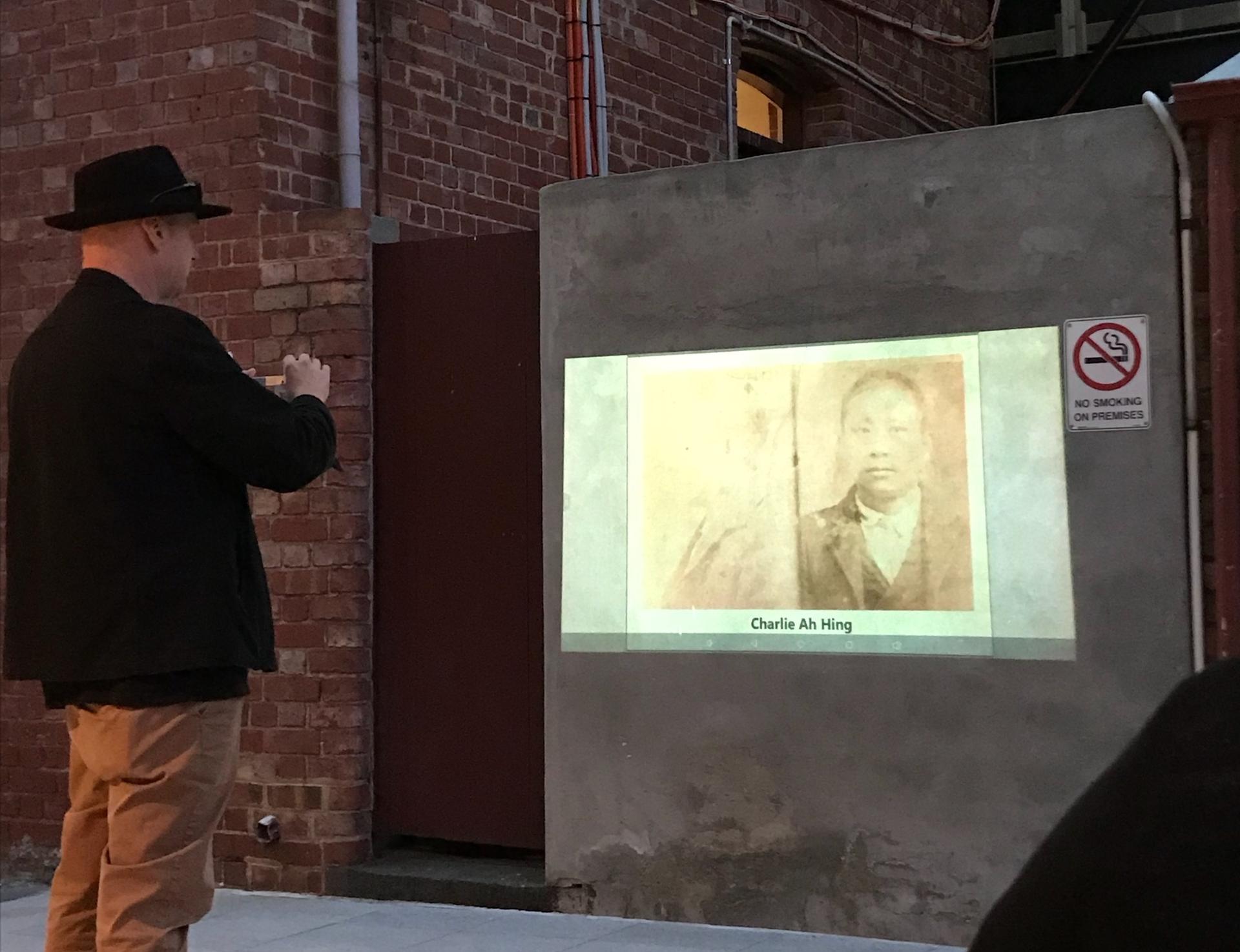 Gangsters and Candy Stores Laser Projector Night Walking Tour in Melbourne - Thumbnail 3