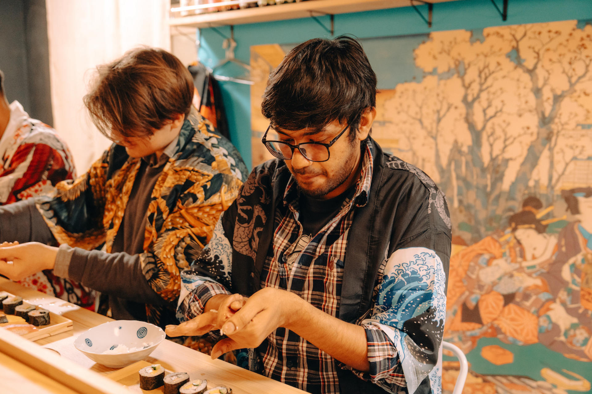 Sushi Making Class in a Happi Coat in Asakusa - Thumbnail 3