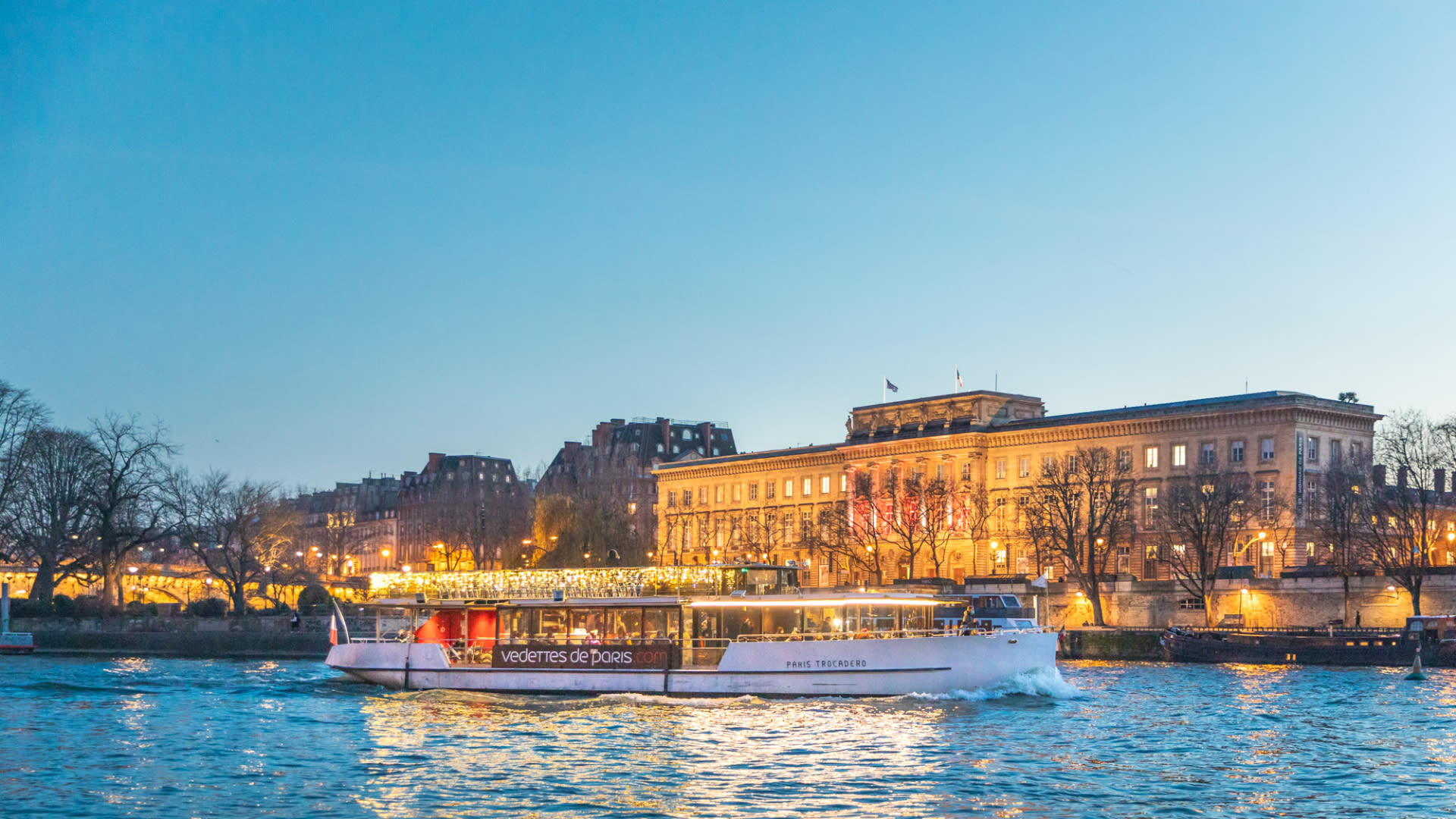 Vedettes de Paris 1-Hour Seine River Musical Sightseeing Cruise - Image 1