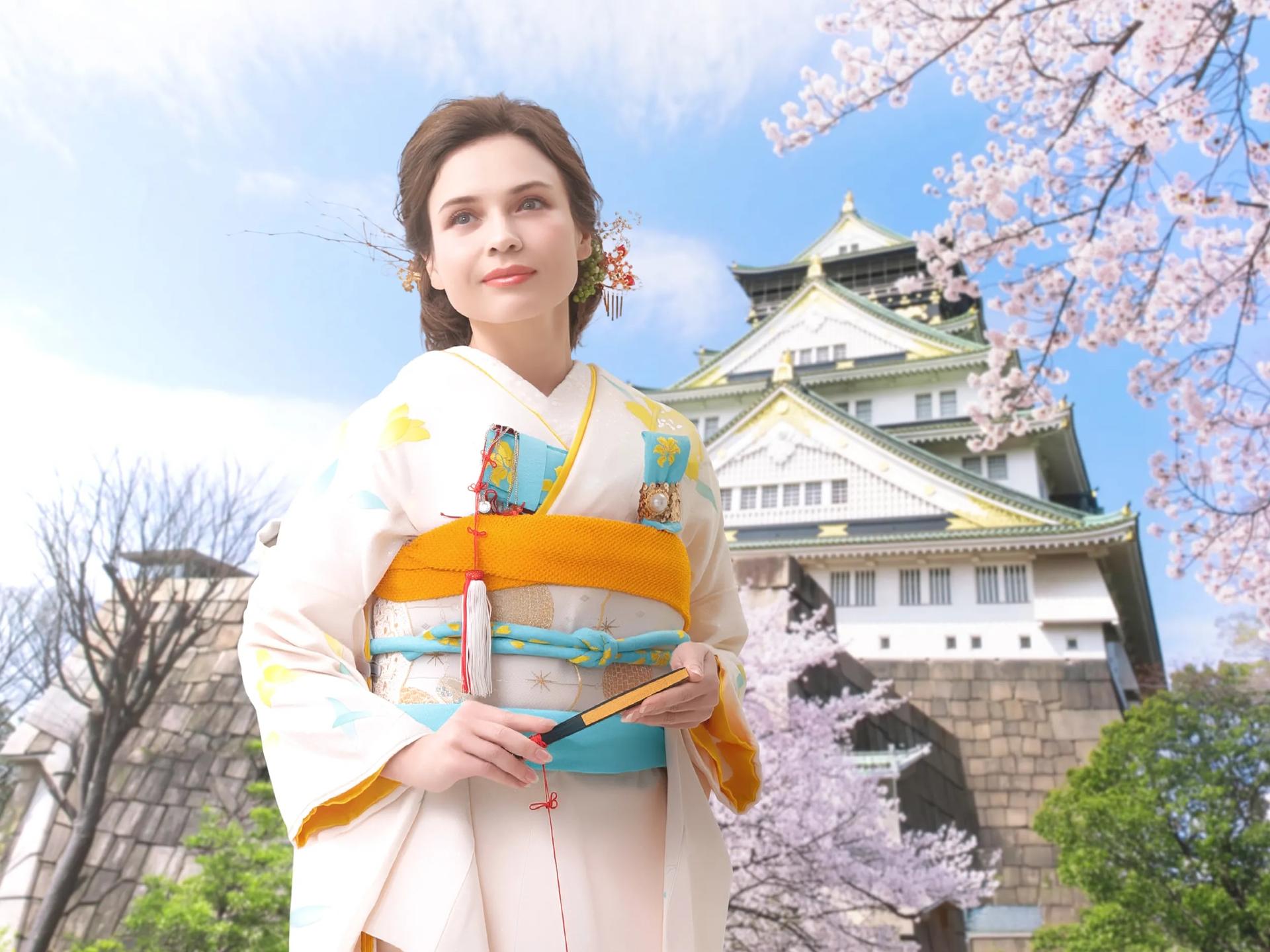 Authentic Japanese Kimono Rental and Photography Experience (Osaka Castle, Namba Shrine, Street Snap Walk) - Thumbnail 12