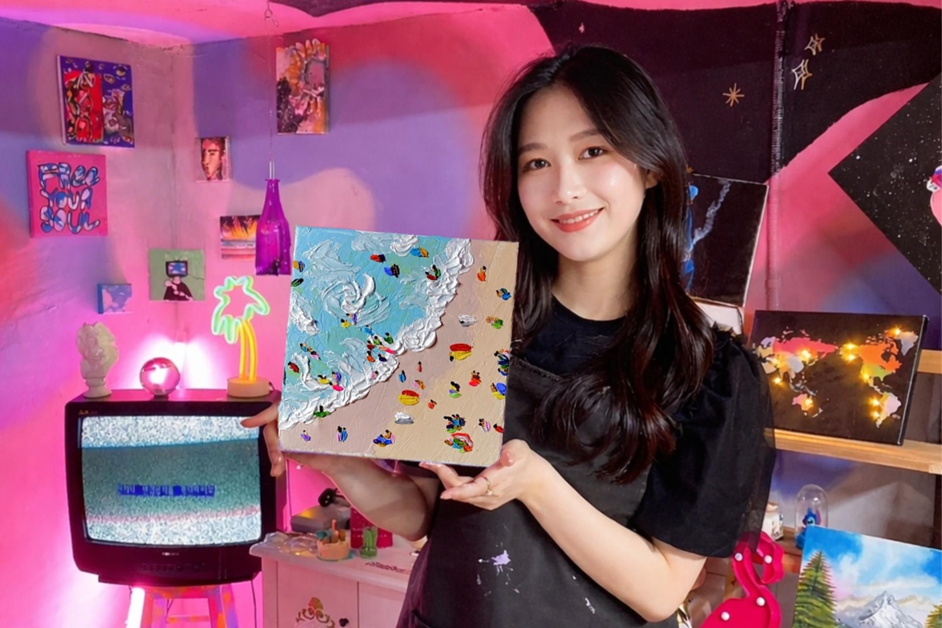 Chill & Art - Fun 3D Painting Experience in Seoul for Beginners - Image 1