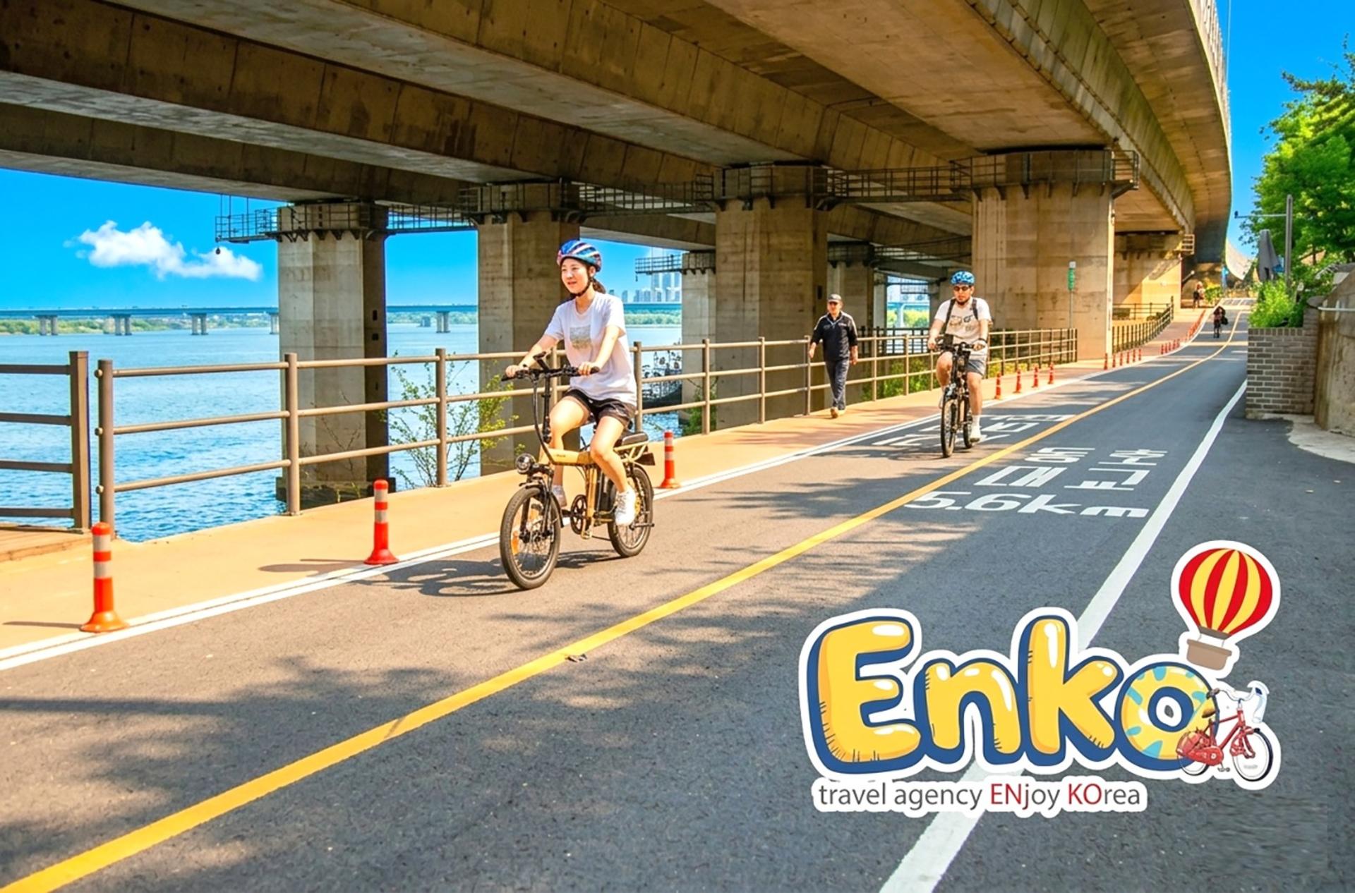 ENKO Electric Bike Ride on the Han River Bike Path in Seoul - Thumbnail 11