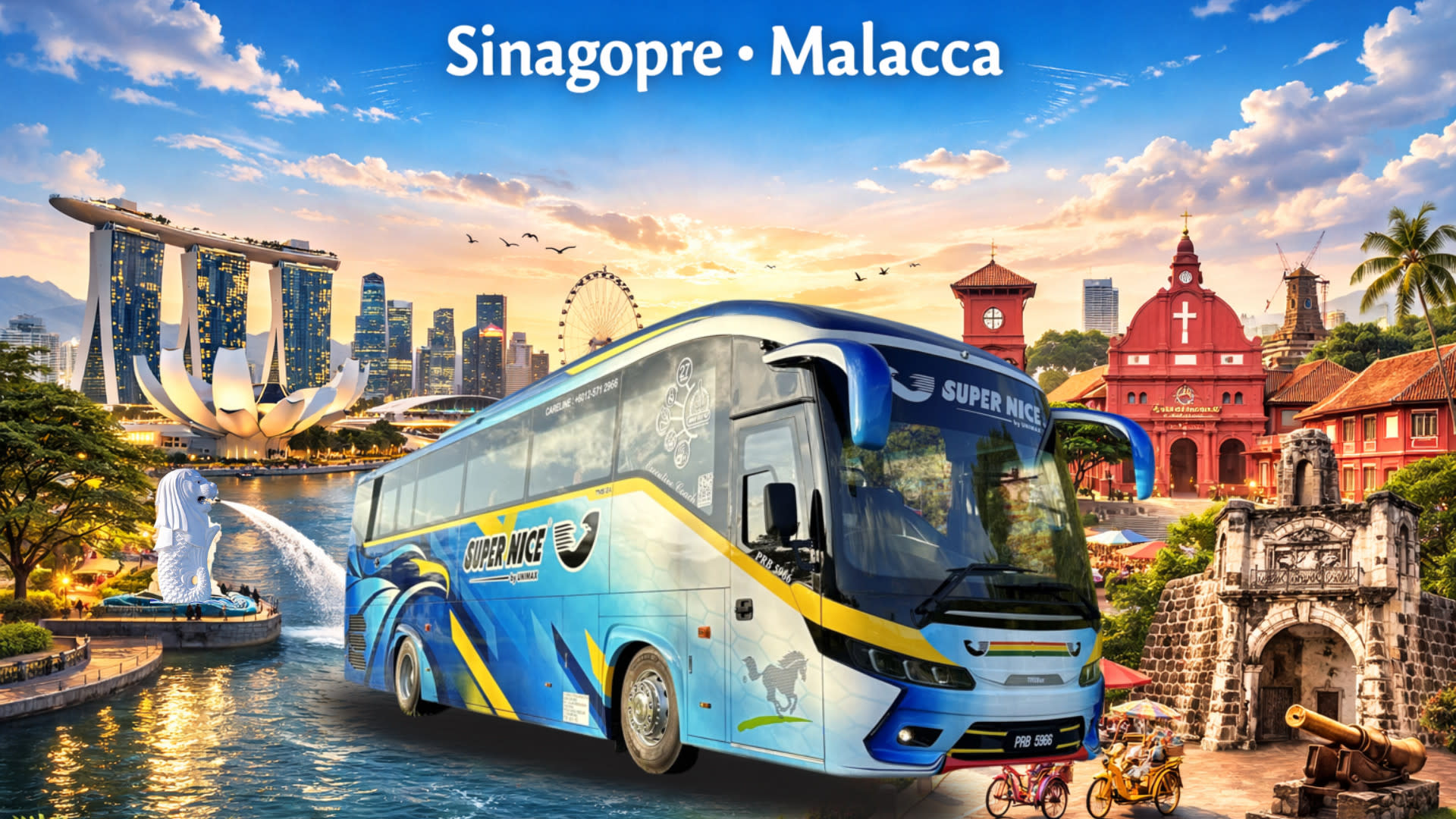 Singapore - Malacca Bus by Super Nice Express - Image 1
