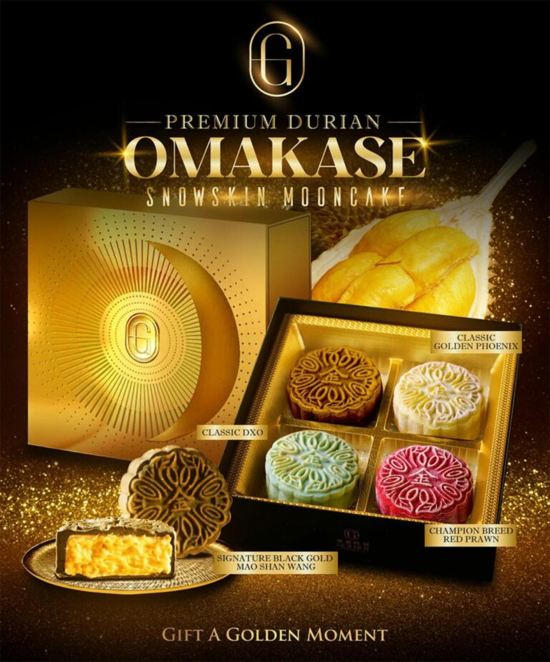 Golden Moments Mid-Autumn Durian Mooncakes - Thumbnail 2