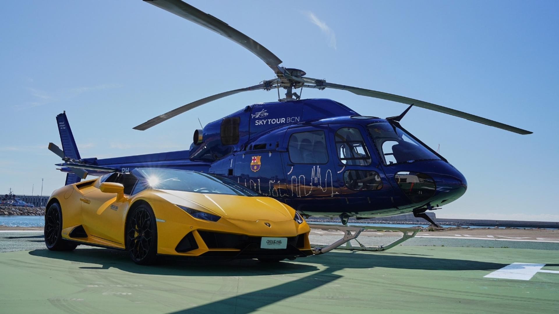 Helicopter and supercar driving experience in Barcelona - Thumbnail 5