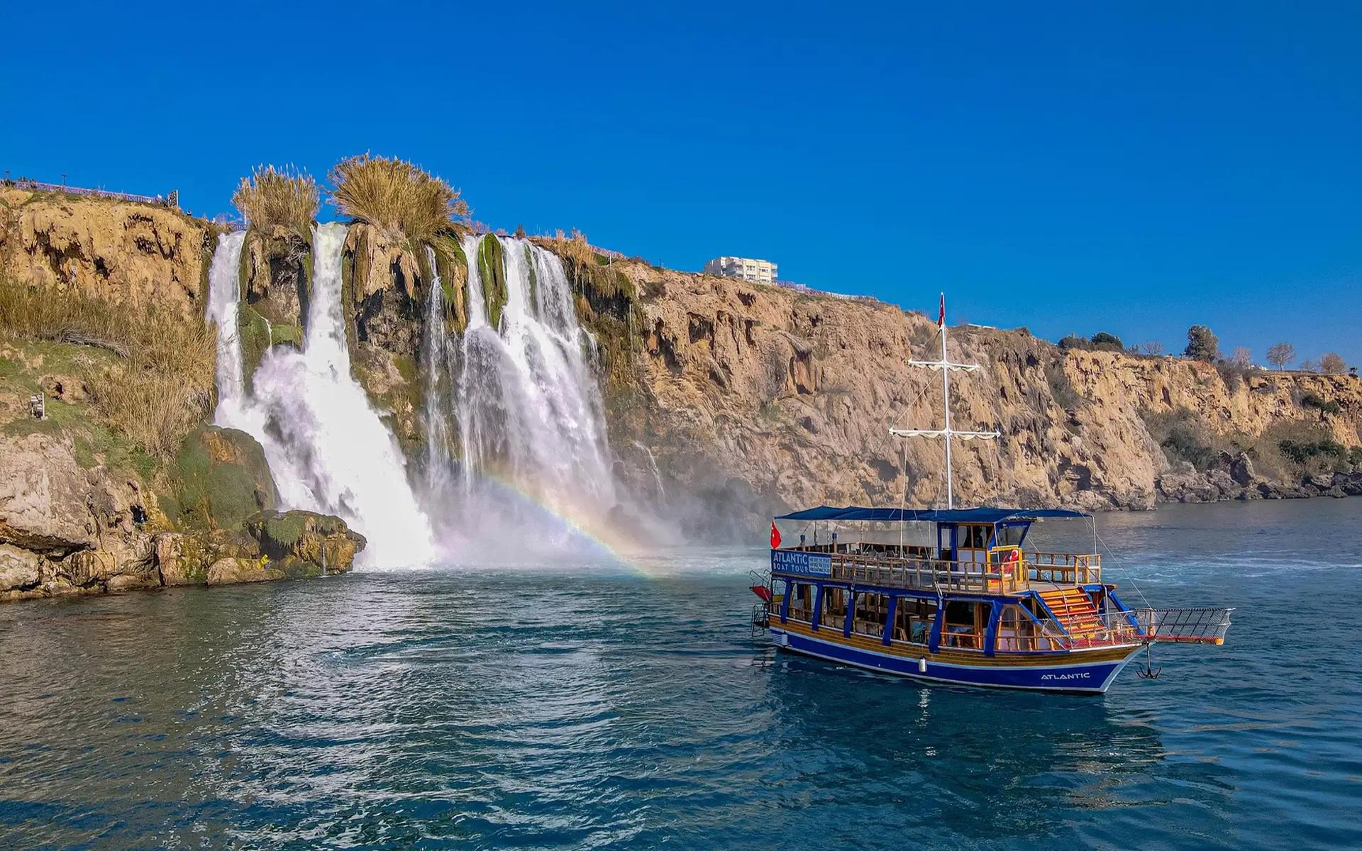 Antalya Duden Waterfalls Sightseeing Cruise with Lunch & Soft Drinks - Thumbnail 2