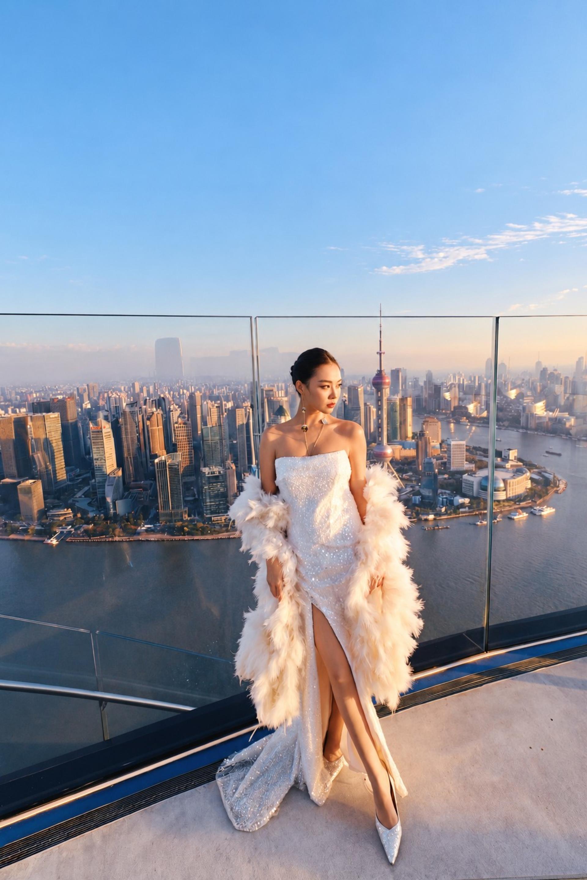 Shanghai Fashion Editorial Photoshoot at The Bund or The Stage - Thumbnail 7