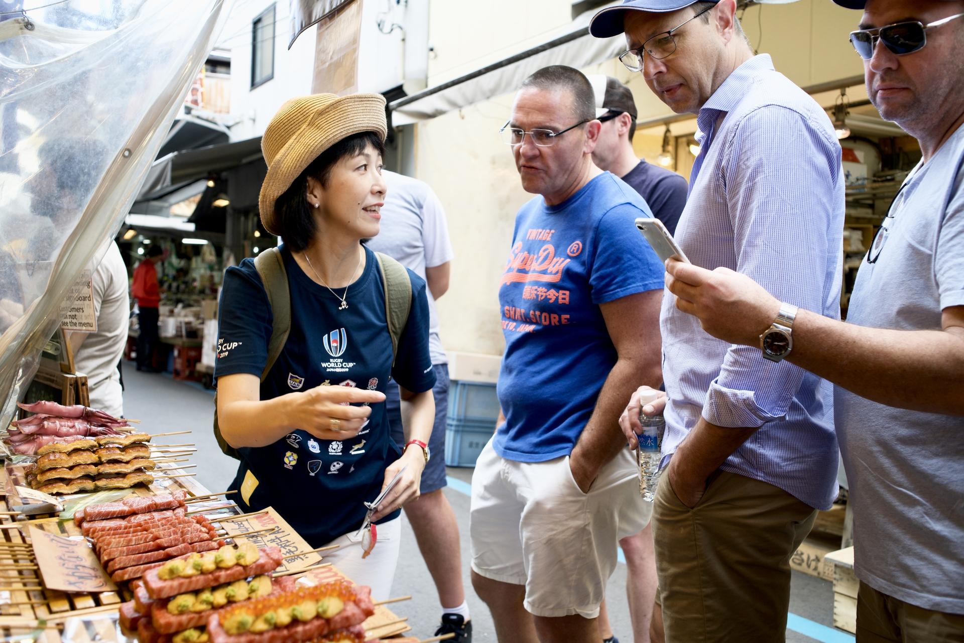 Tokyo Tsukiji Outer Market Half-Day Tour with Sushi Making - Thumbnail 2