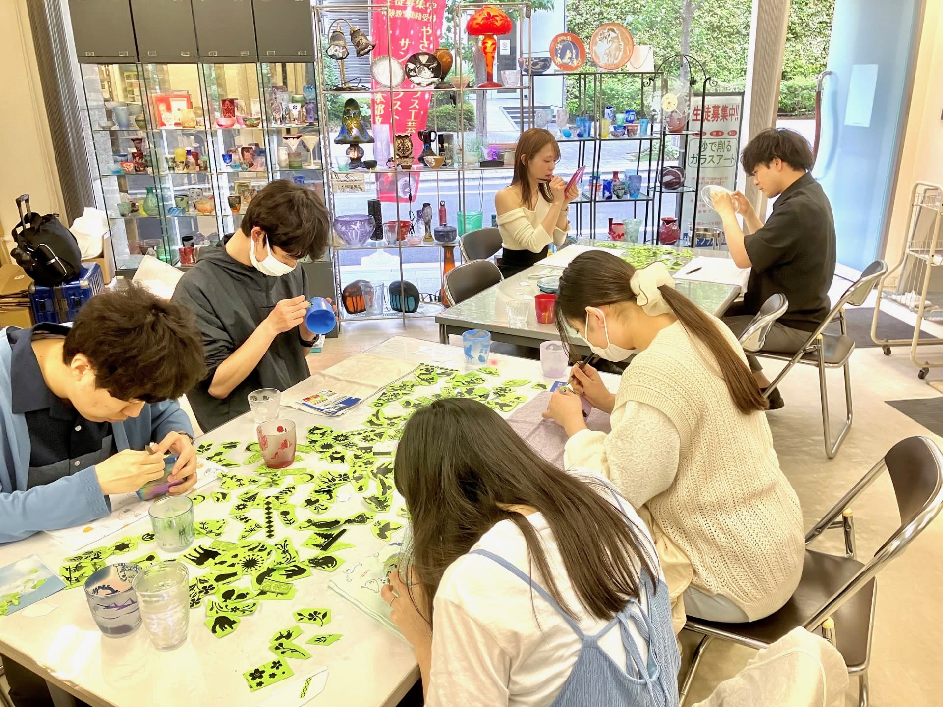 Sandblast Art with Japanese Motifs DIY Experience in Tokyo - Thumbnail 3